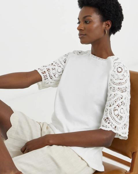 Crochet Sleeve Top