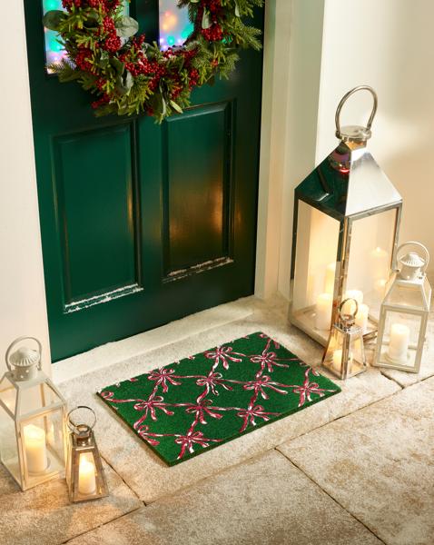 My Mat Coir Festive Bows Doormat