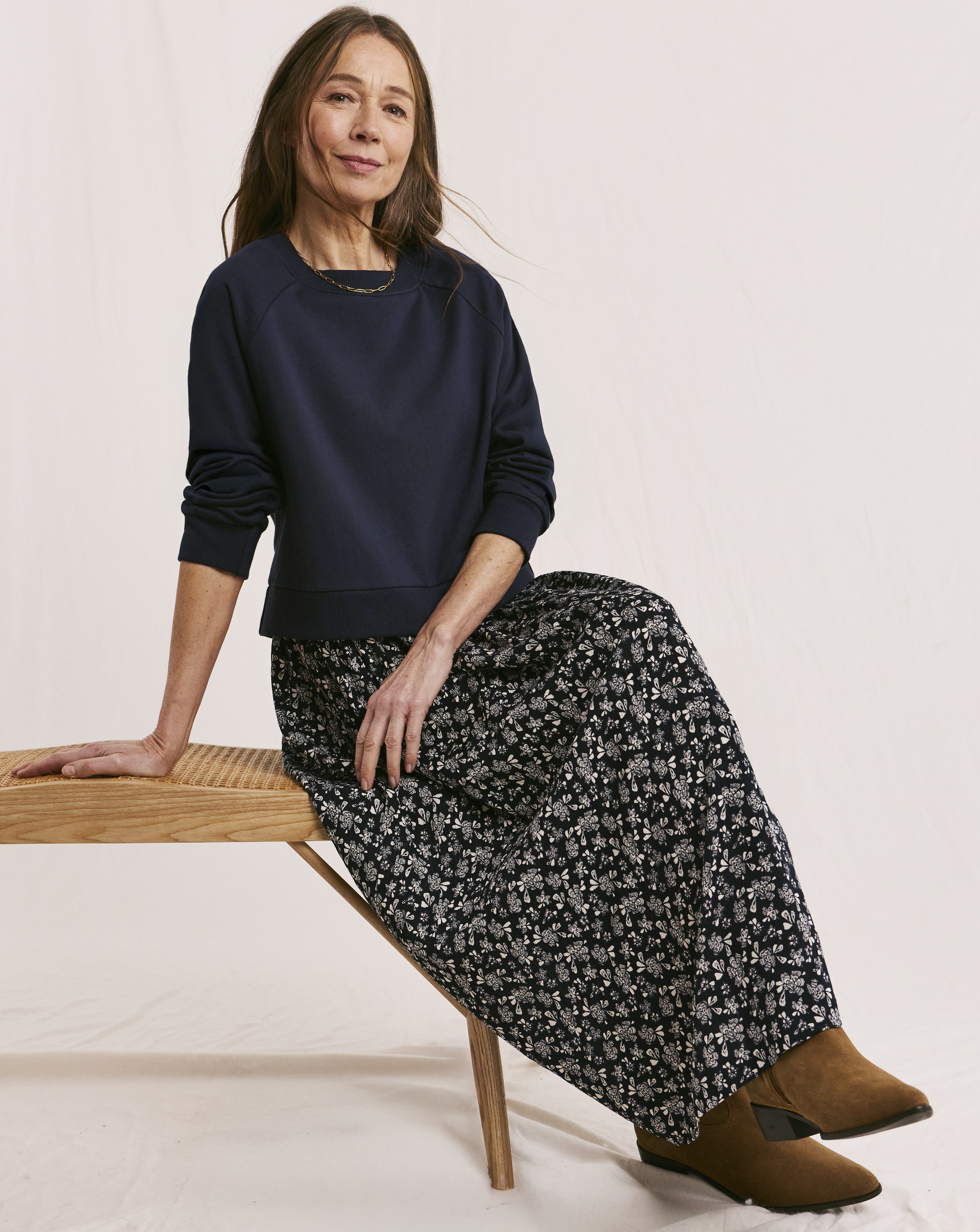 Julipa Midi Sweatshirt Jumper Dress