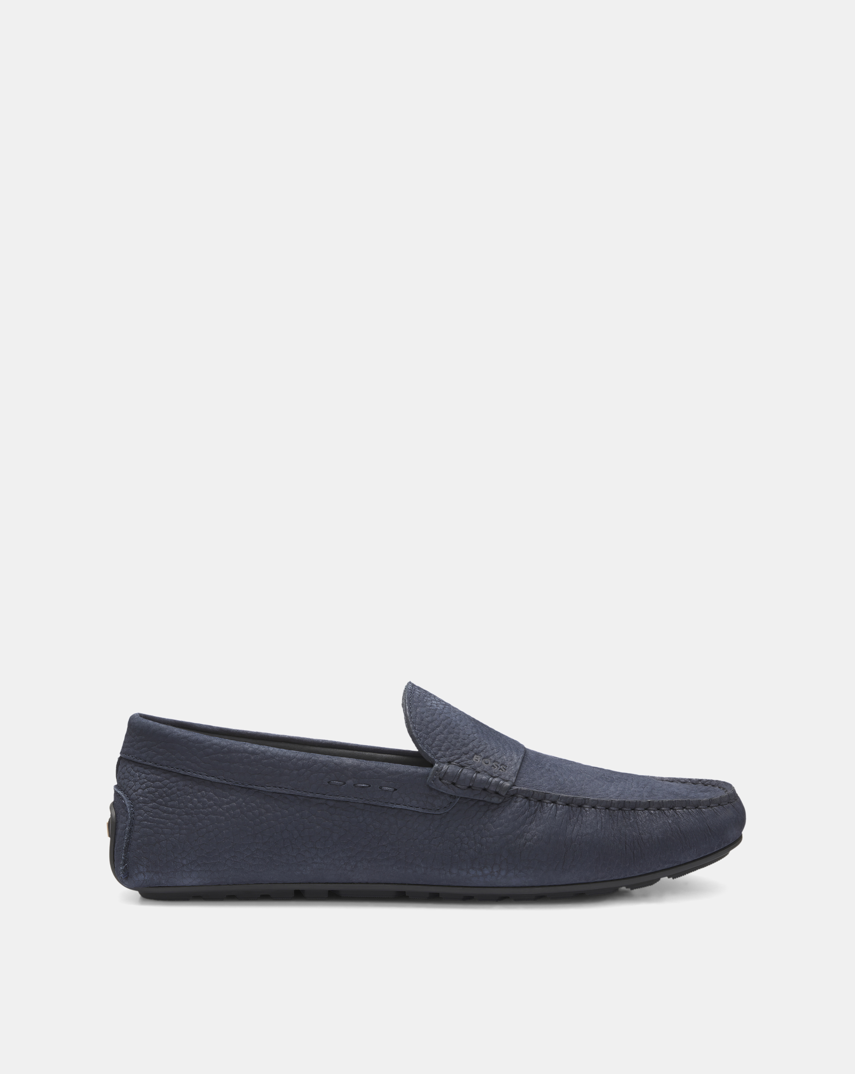 BOSS Noel Suede Driving Moccasin - Navy