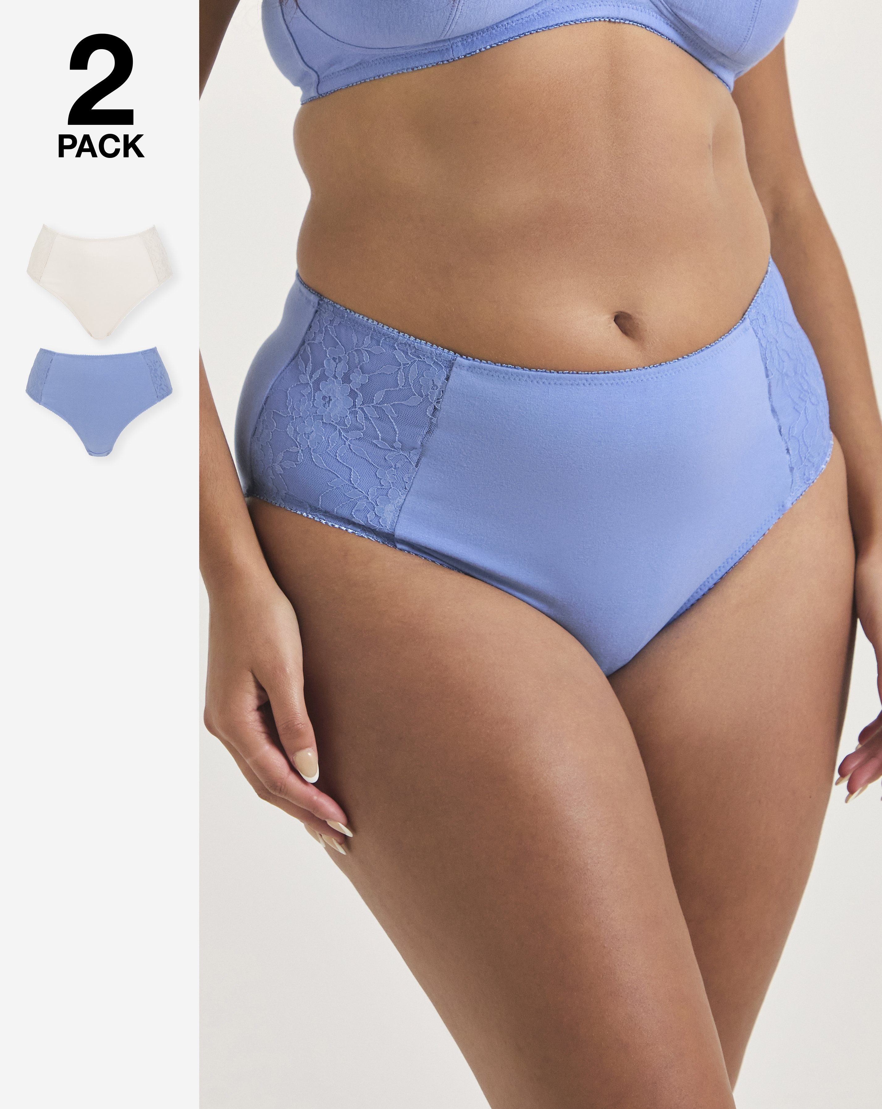 New Sarah 2 Pack Full Knickers
