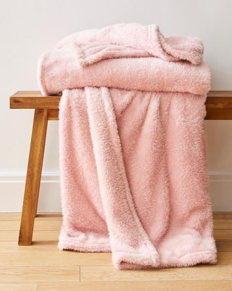 Cuddle Fleece Throw - Blush