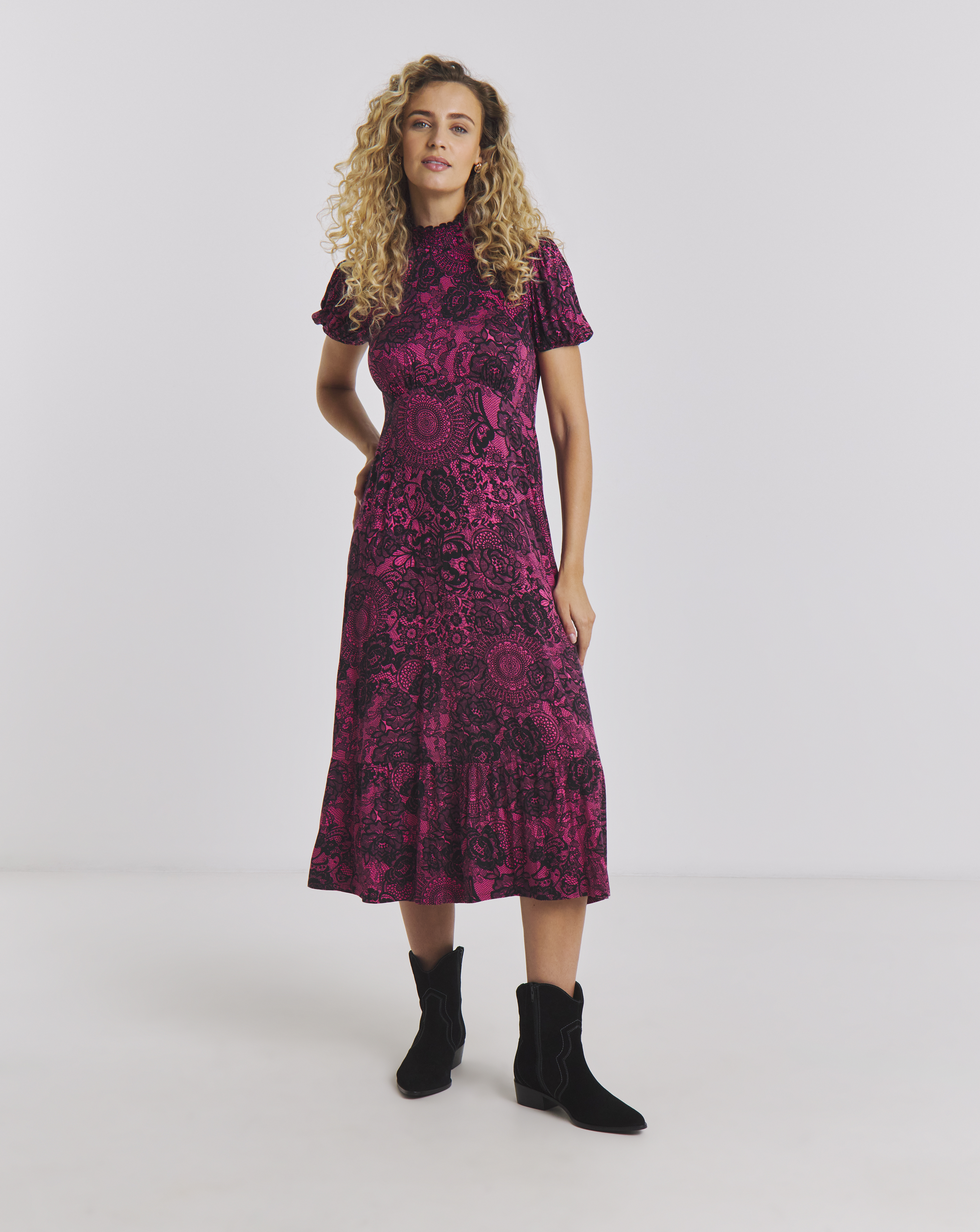 Joe Browns Lovely Lace Jersey Dress
