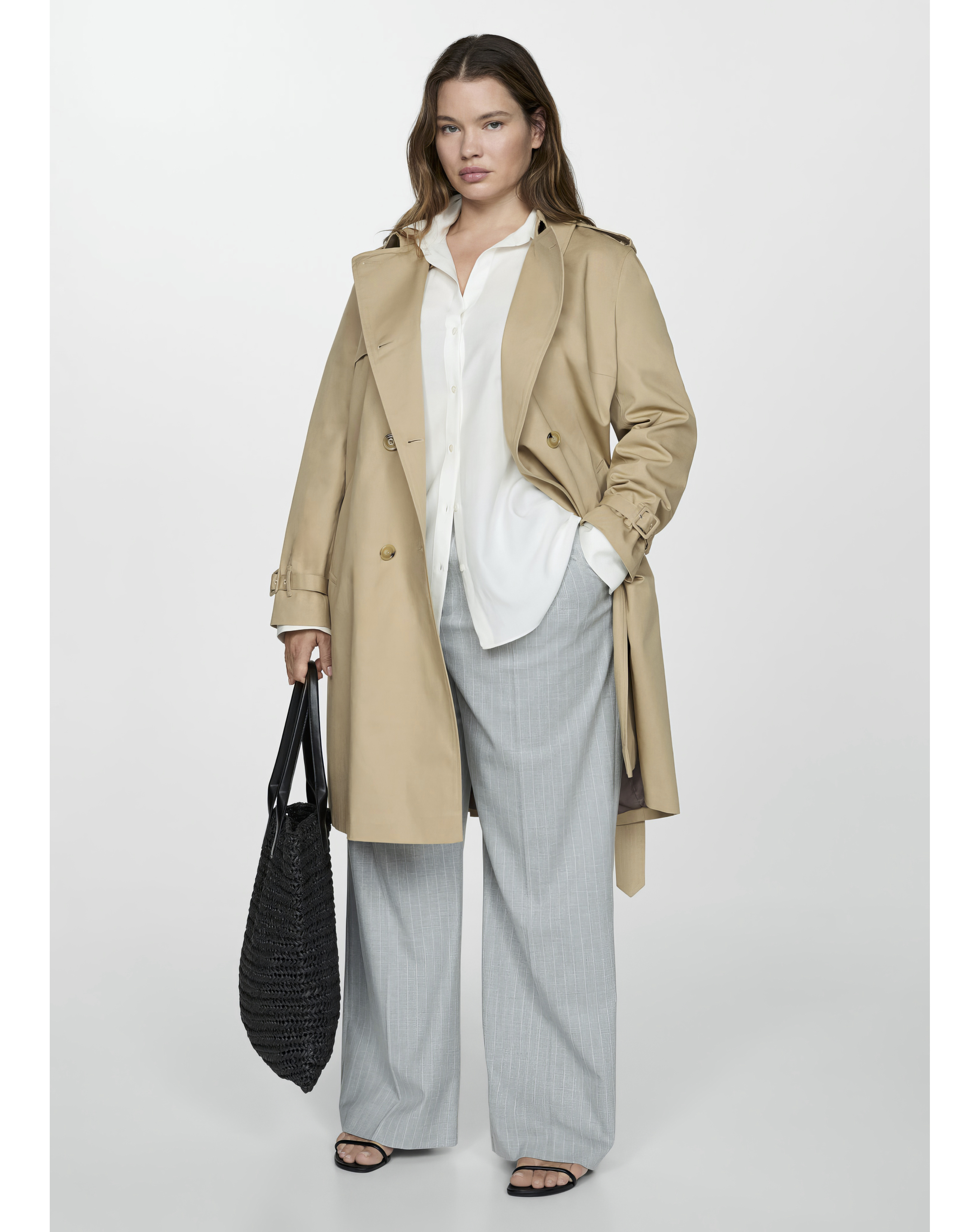 Mango Classic Trench Coat With Belt