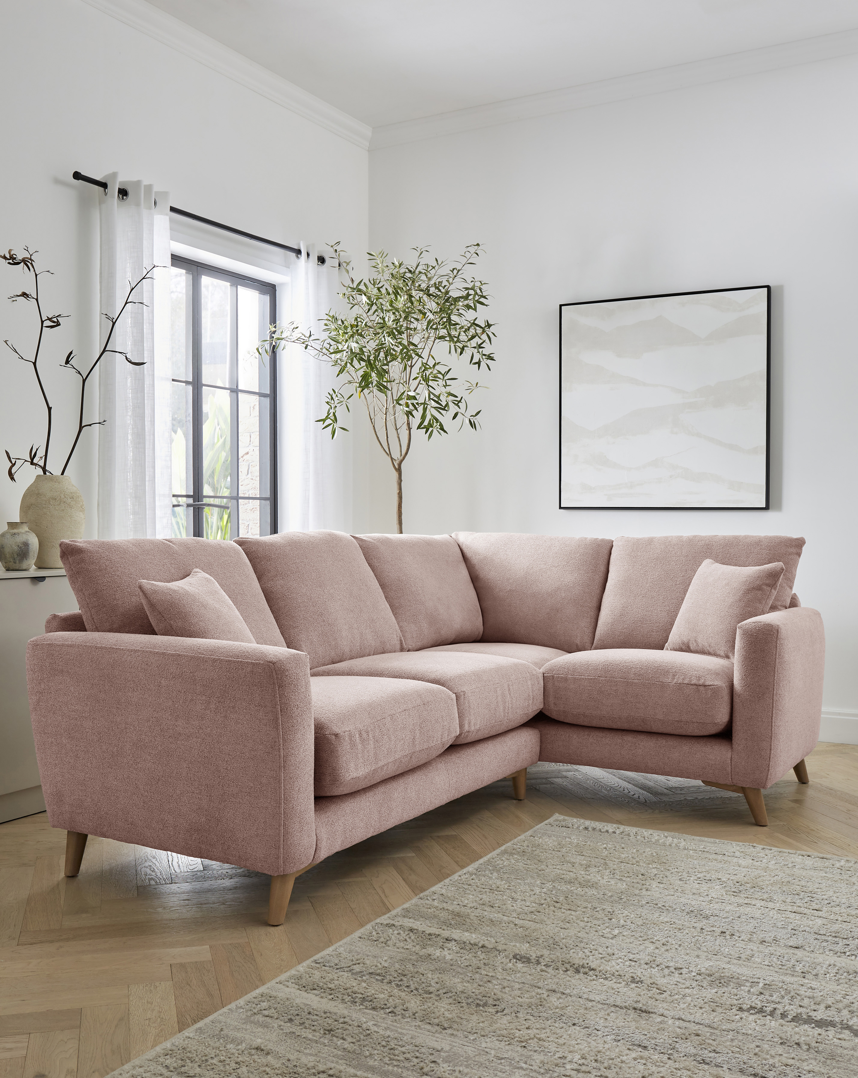 Beckett Chenille Right Hand Corner Sofa