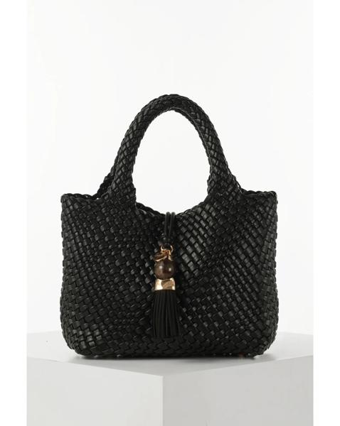 Luella Grey Suky Medium Woven Crossbody