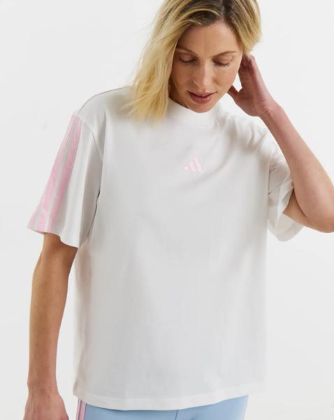 adidas 3 Stripe Boyfriend T-Shirt
