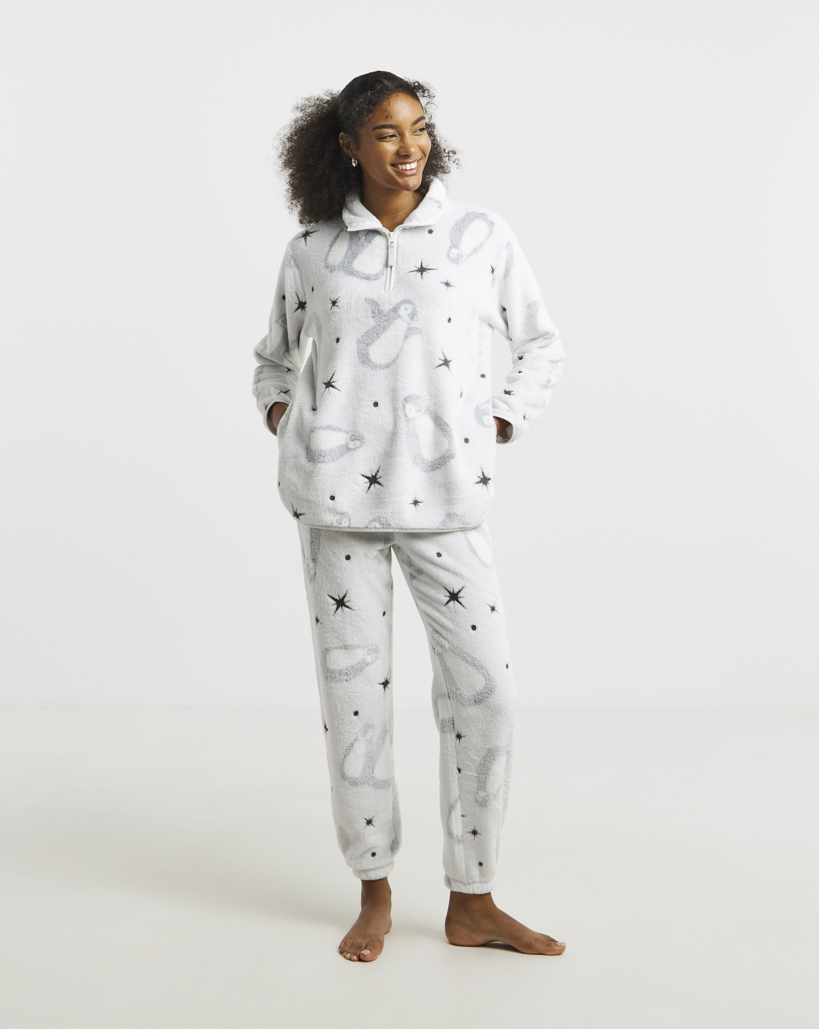 Pretty Secrets 1/4 Zip Fleece Twosie