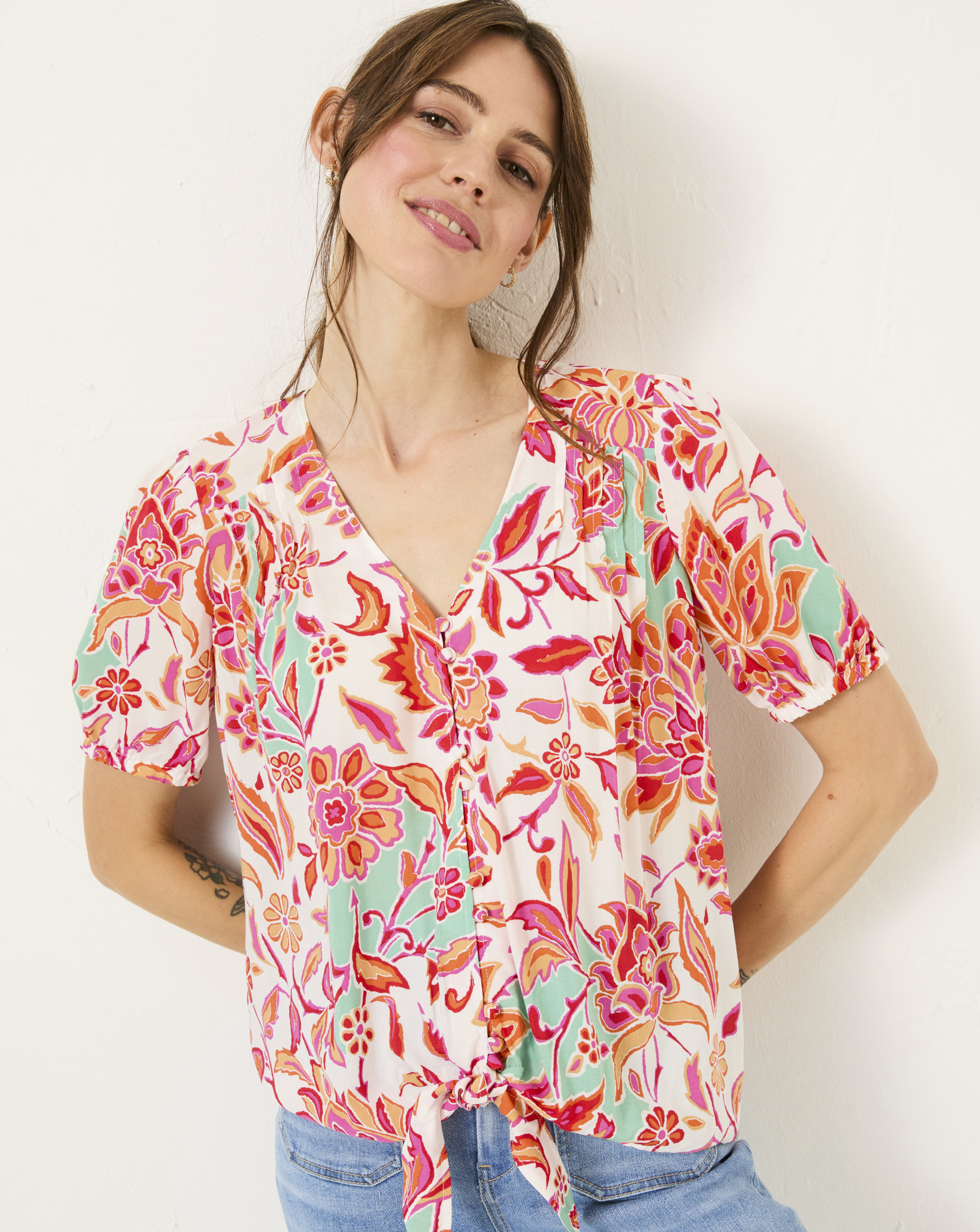Fatface Savannah Wrap Blouse