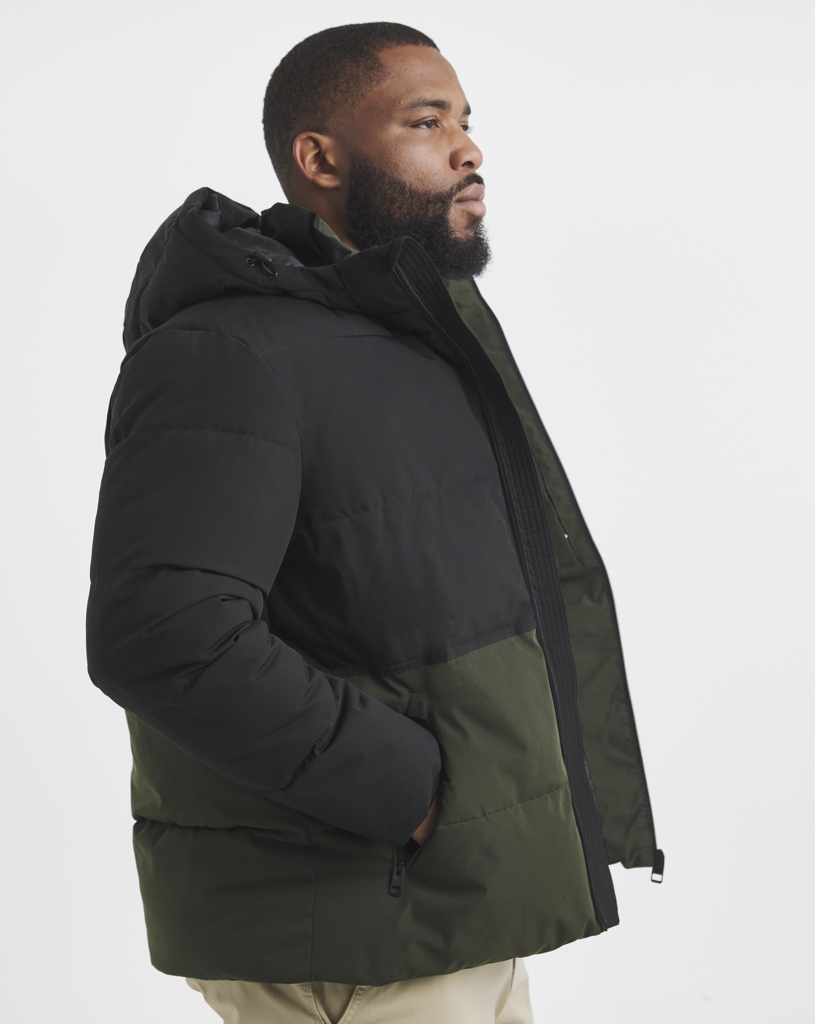Jack& Jones Owen Puffer - Khaki Multi