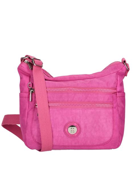 Enrico Benetti Suzie Single Handle Crinkle Nylon Shoulderbag - Image