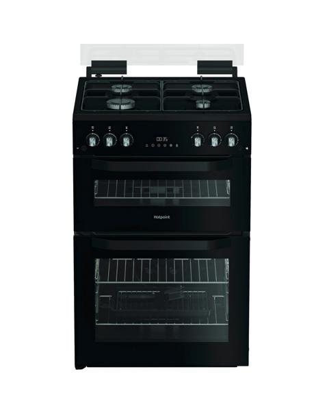 Hotpoint HDG6GDCB1 Double Cooker - Black