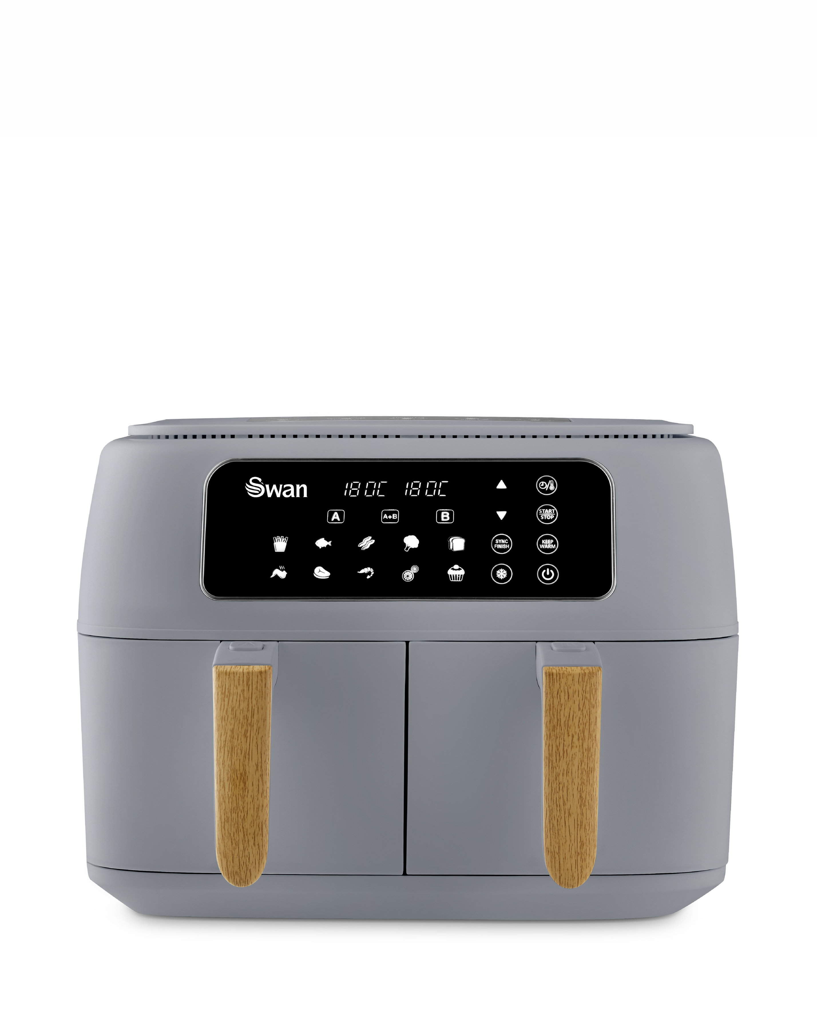 Swan Nordic Grey 8L Digital Air Fryer