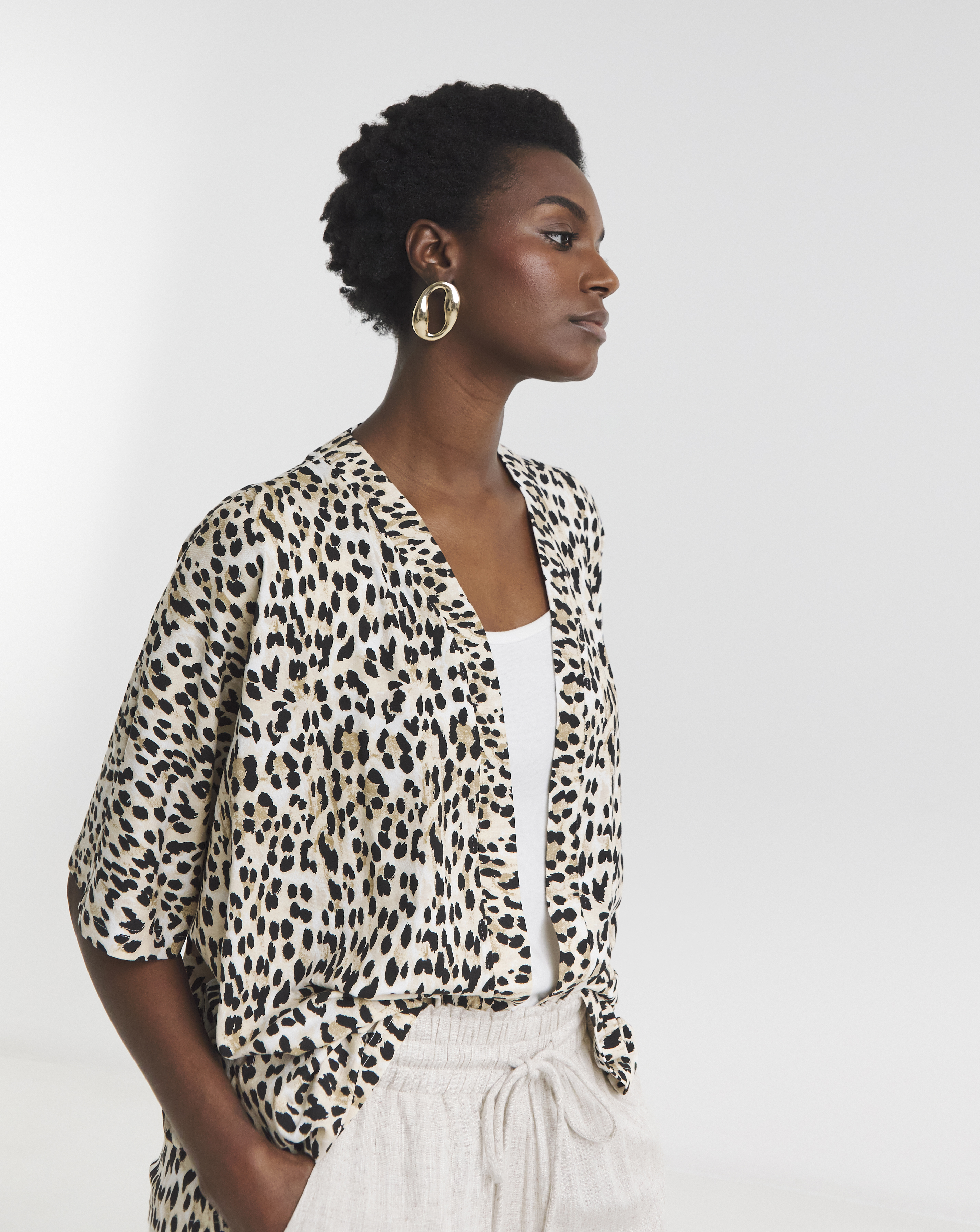 Edge to Edge Printed Cardigan | JD Williams