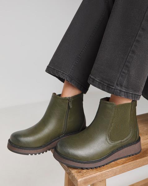 Heavenly Feet Rolo Boot Wide Fit
