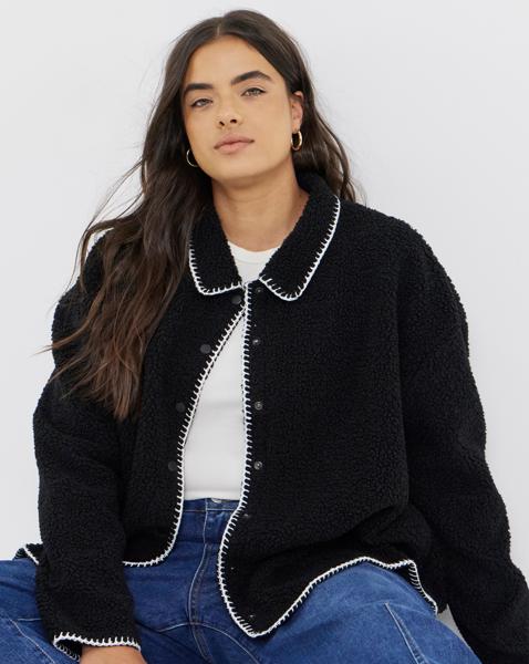 Whipstitch Teddy Button Through