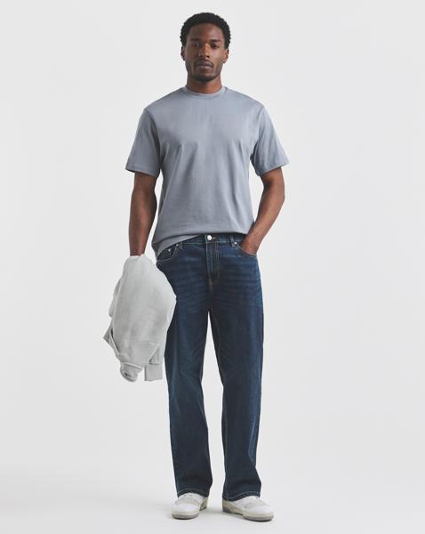 Loose Fit Stretch Jeans Darkwash