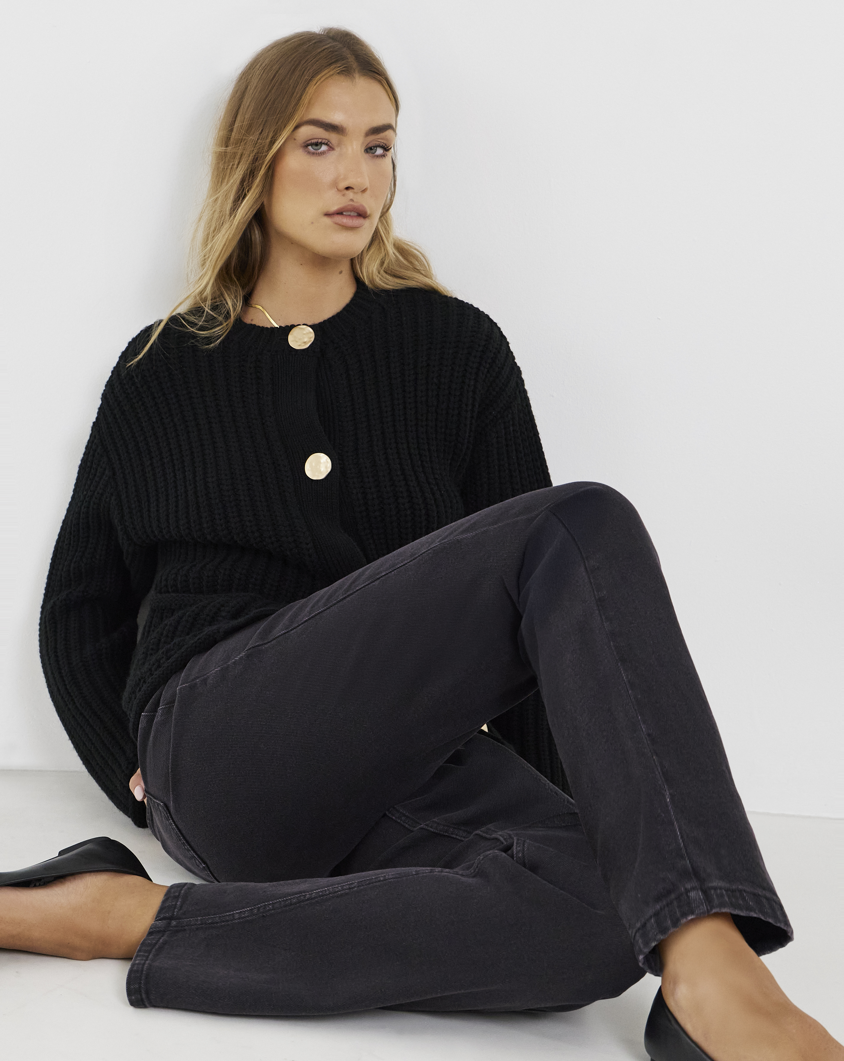 SBE 99 1 Black Straight Jeans