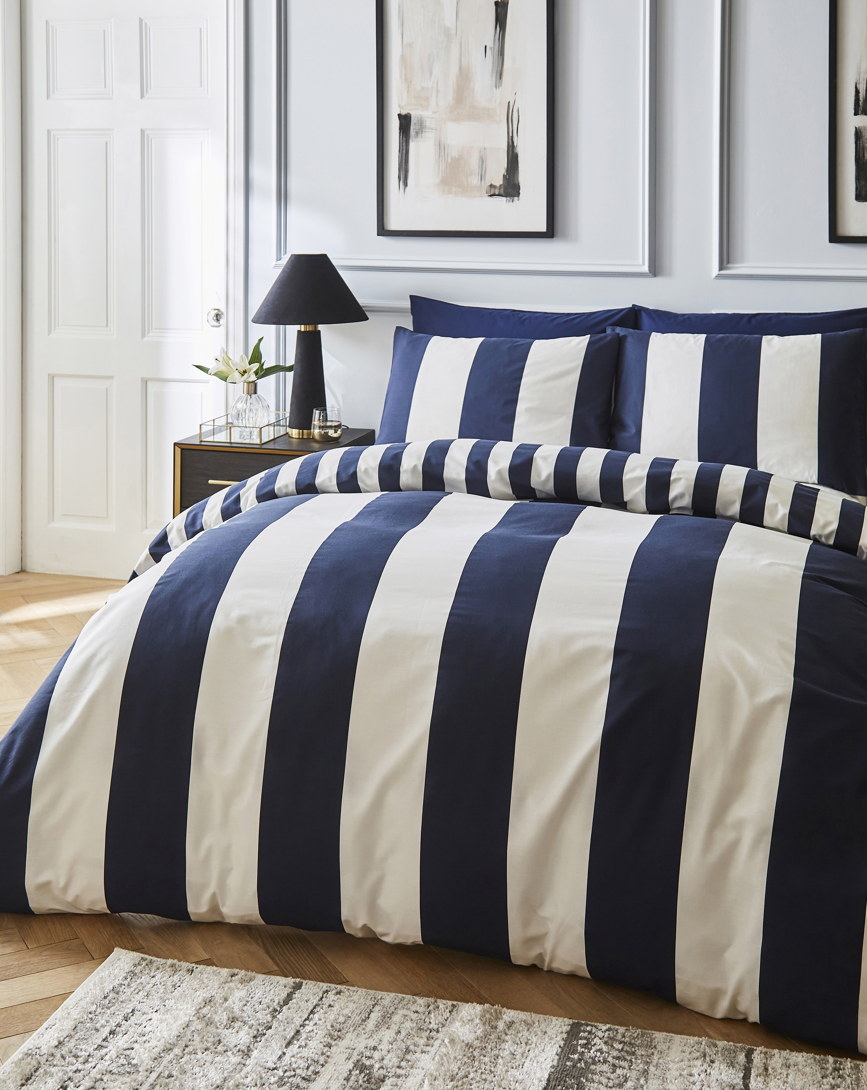 Joanna Hope Stripe Duvet Set