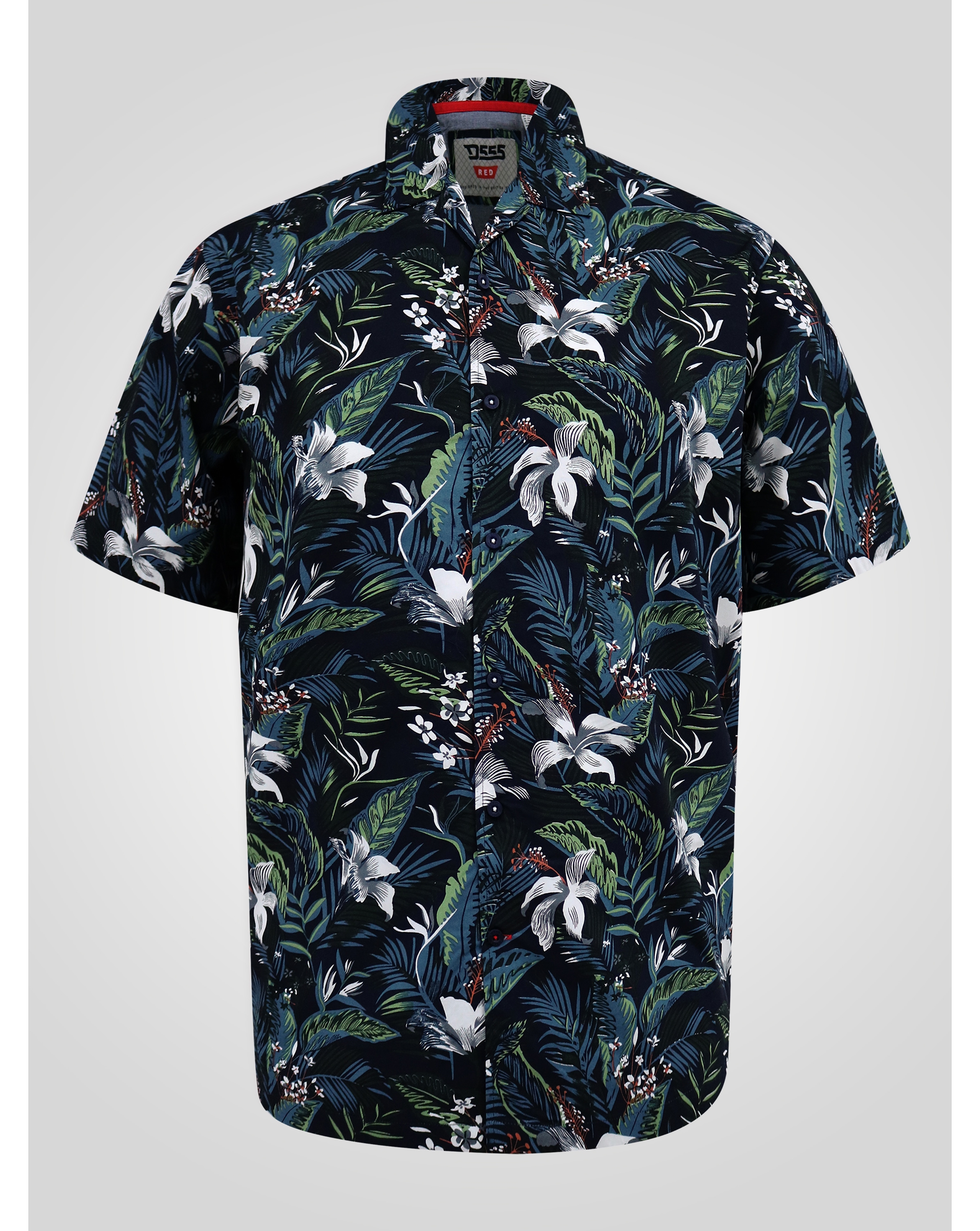 D555 Corden Hawaiian Cuban Collar Shirt