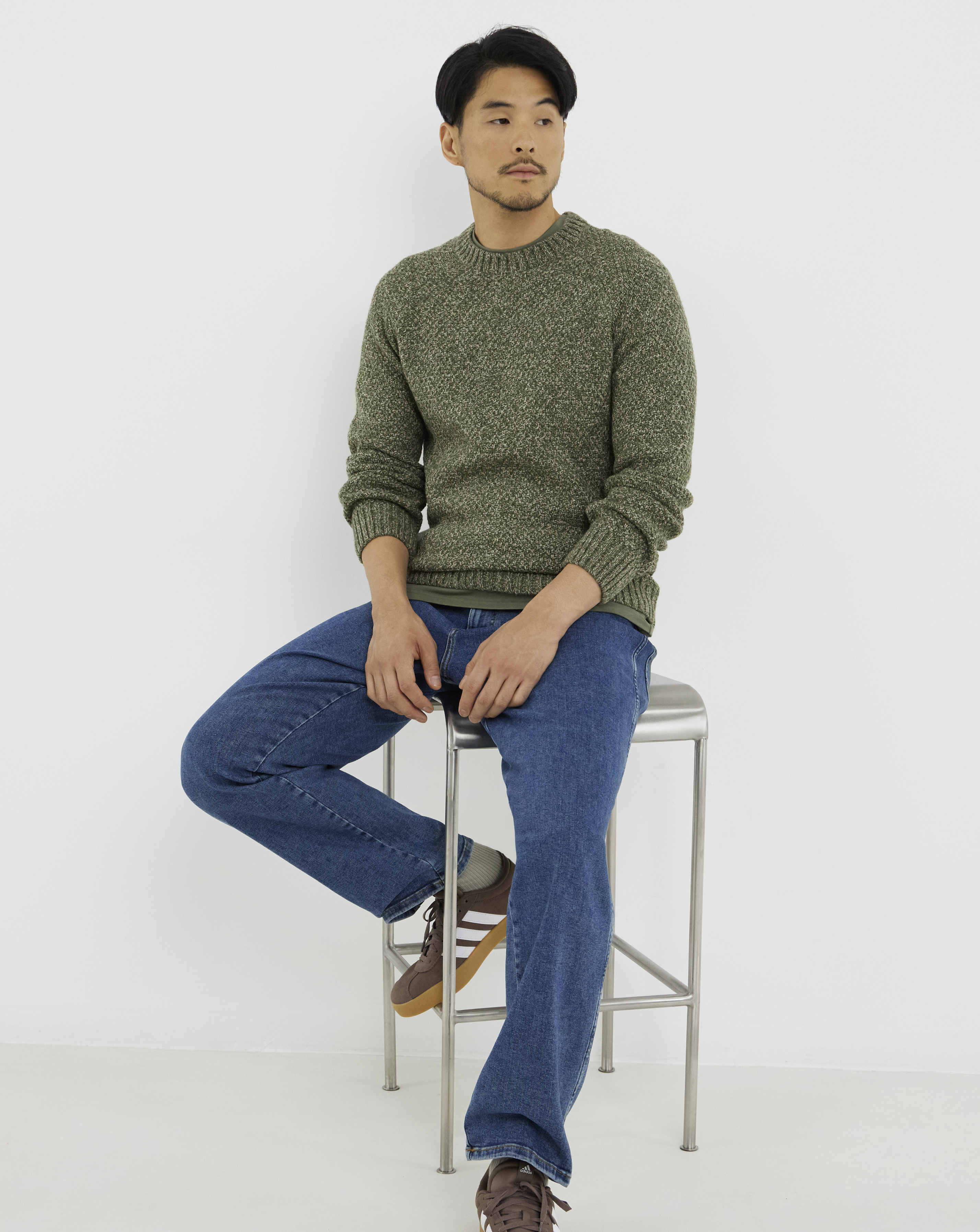 Twist Wool Crew Neck Jumper