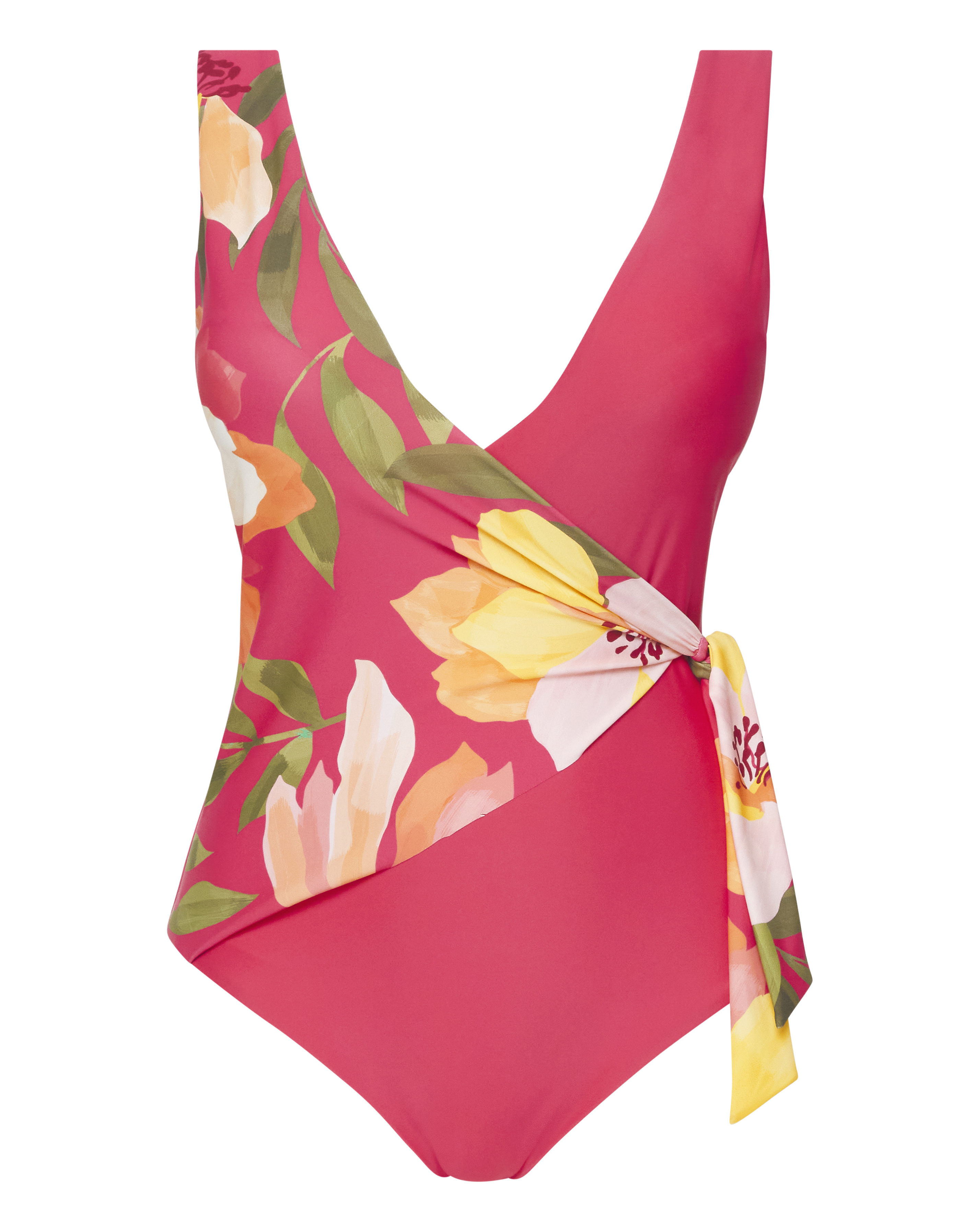Hawaii Wrap Front Swimsuit