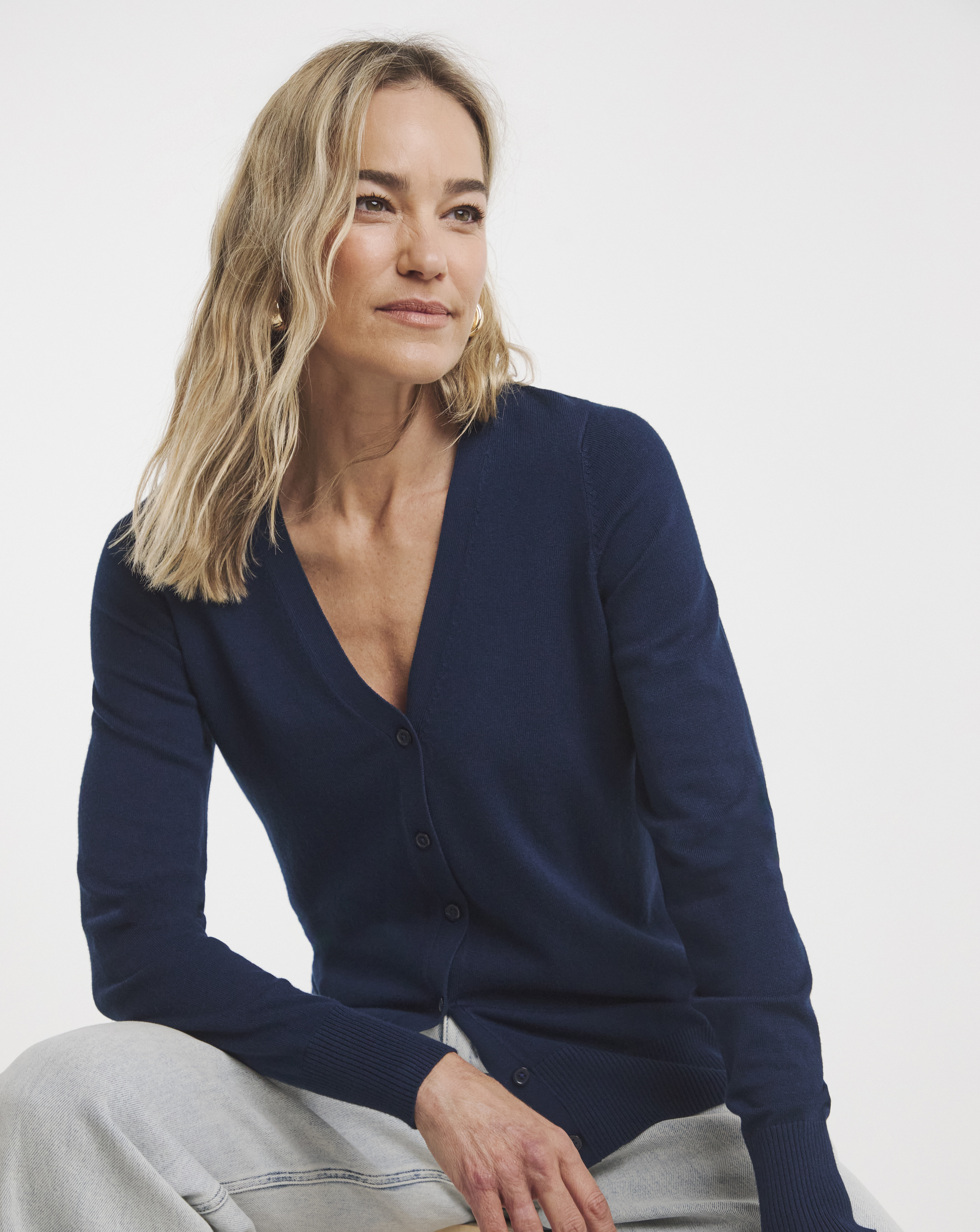 V Neck Cardigan