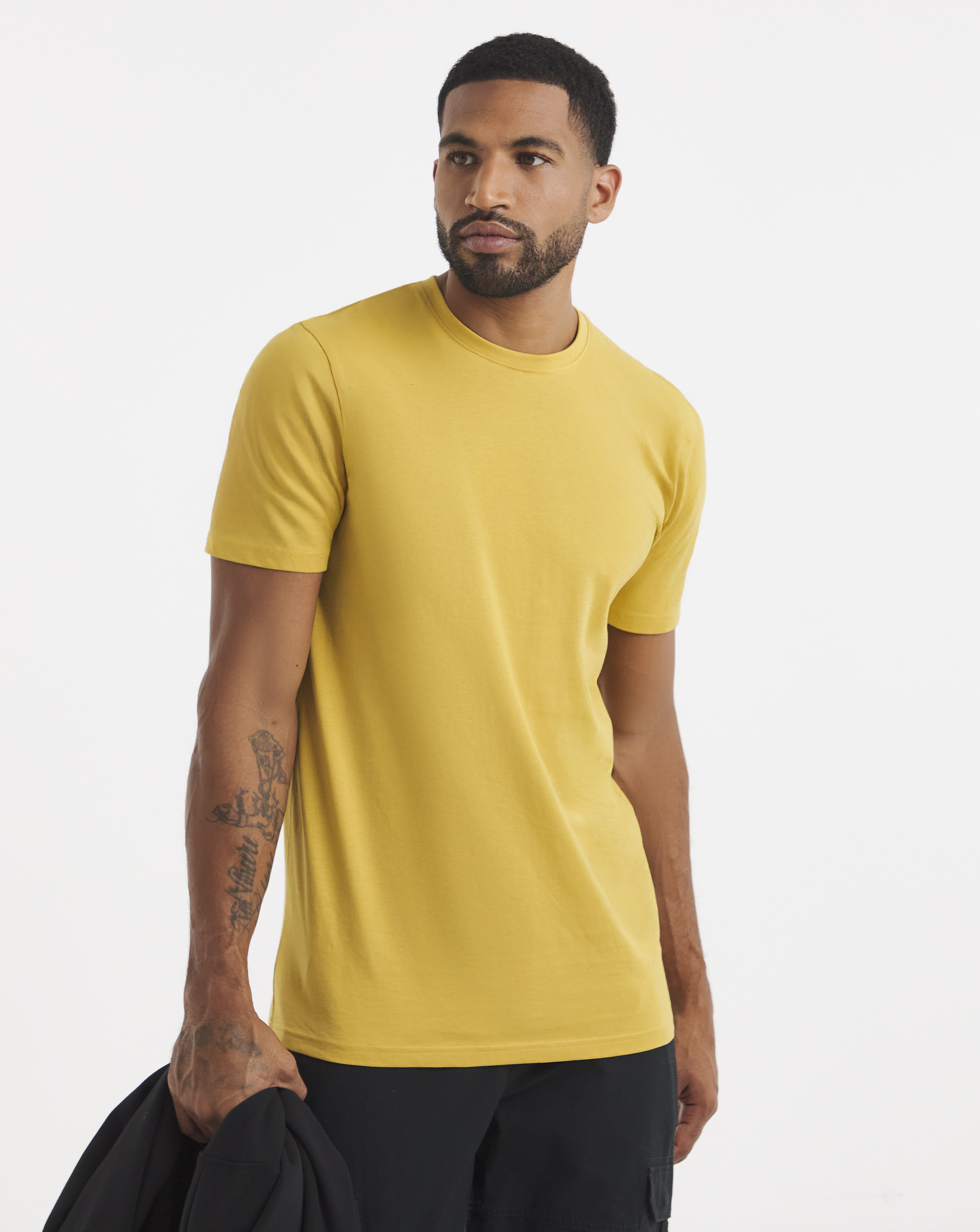 Pure Cotton Crew Neck T-Shirt Long
