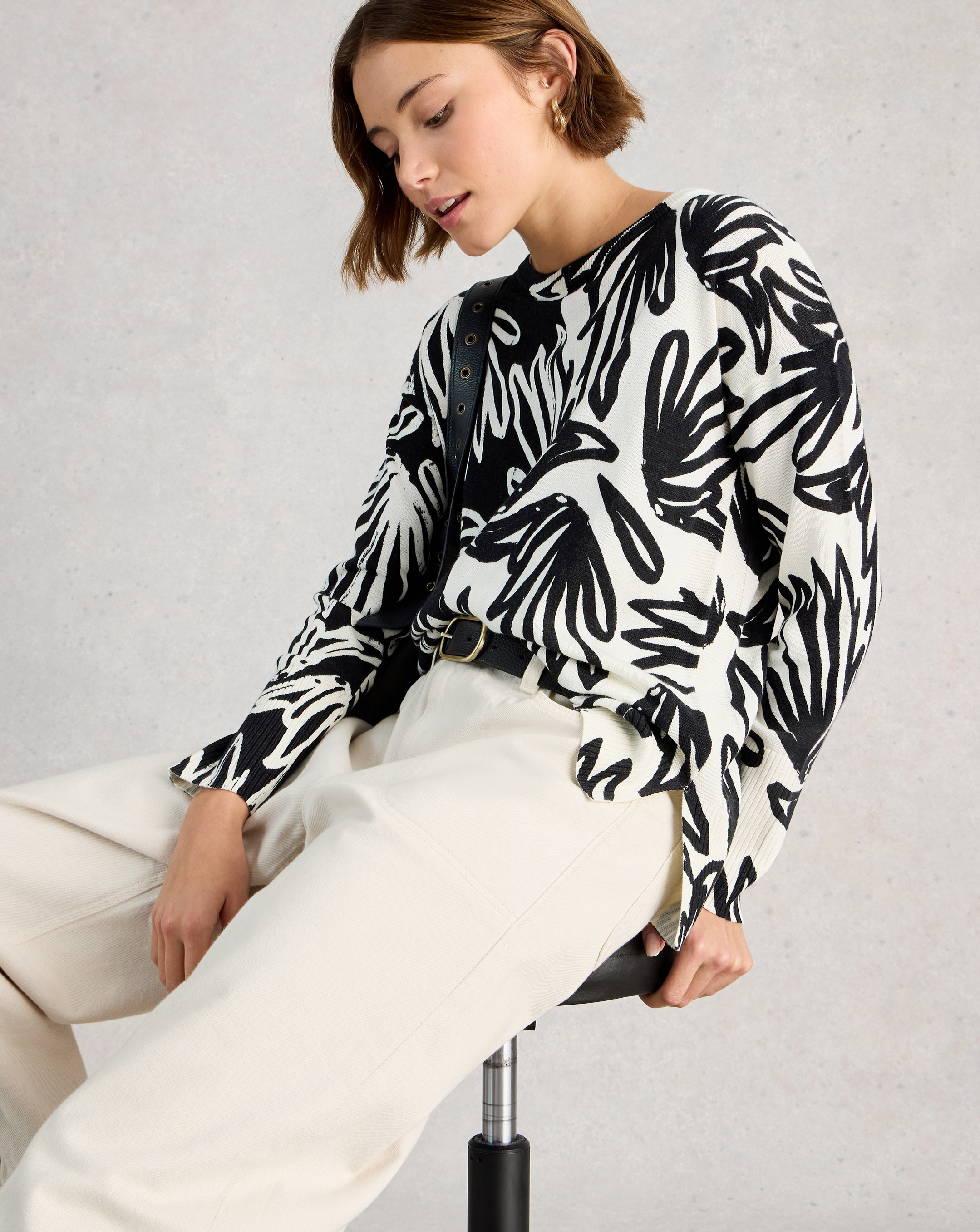 White Stuff Olive Jumper