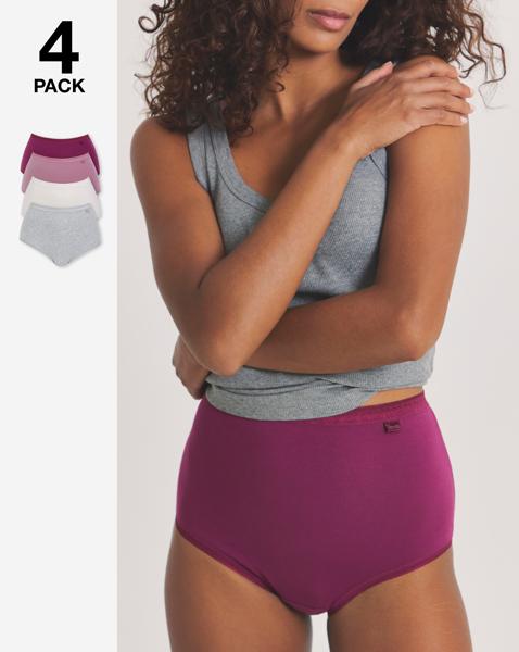 4 Pack Slimma Full Fit Knickers