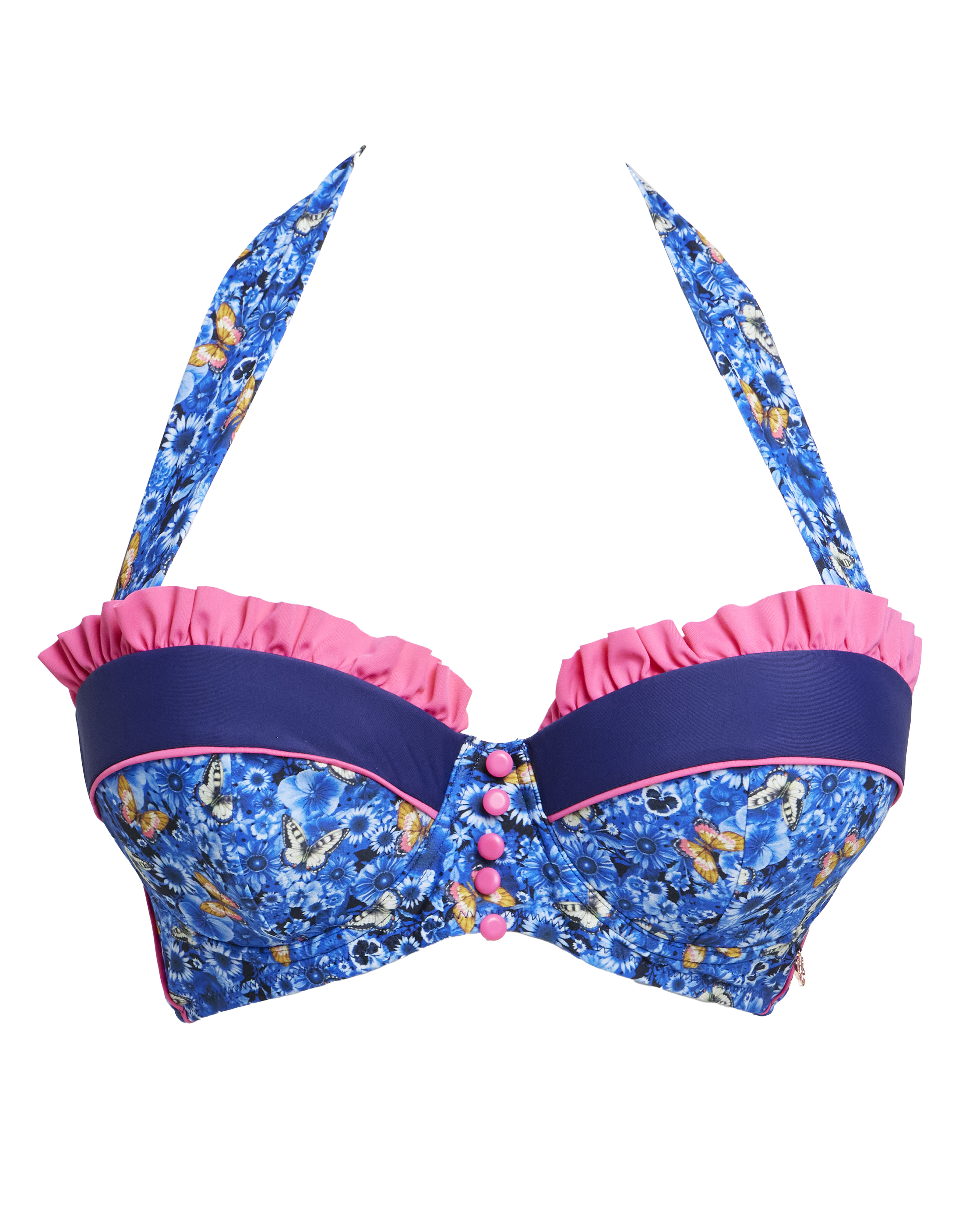 Joe Browns Butterfly Print Bikini Top