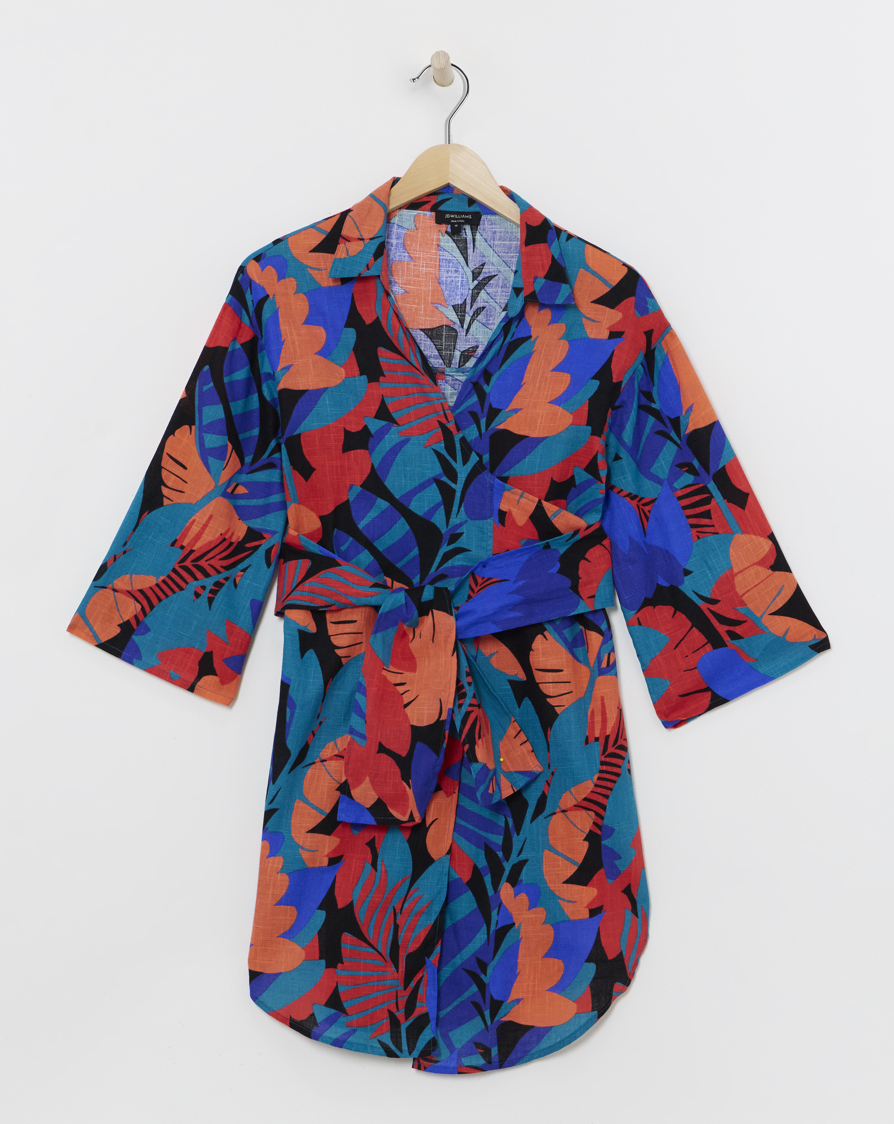 Tropical Cotton Beach Shirt