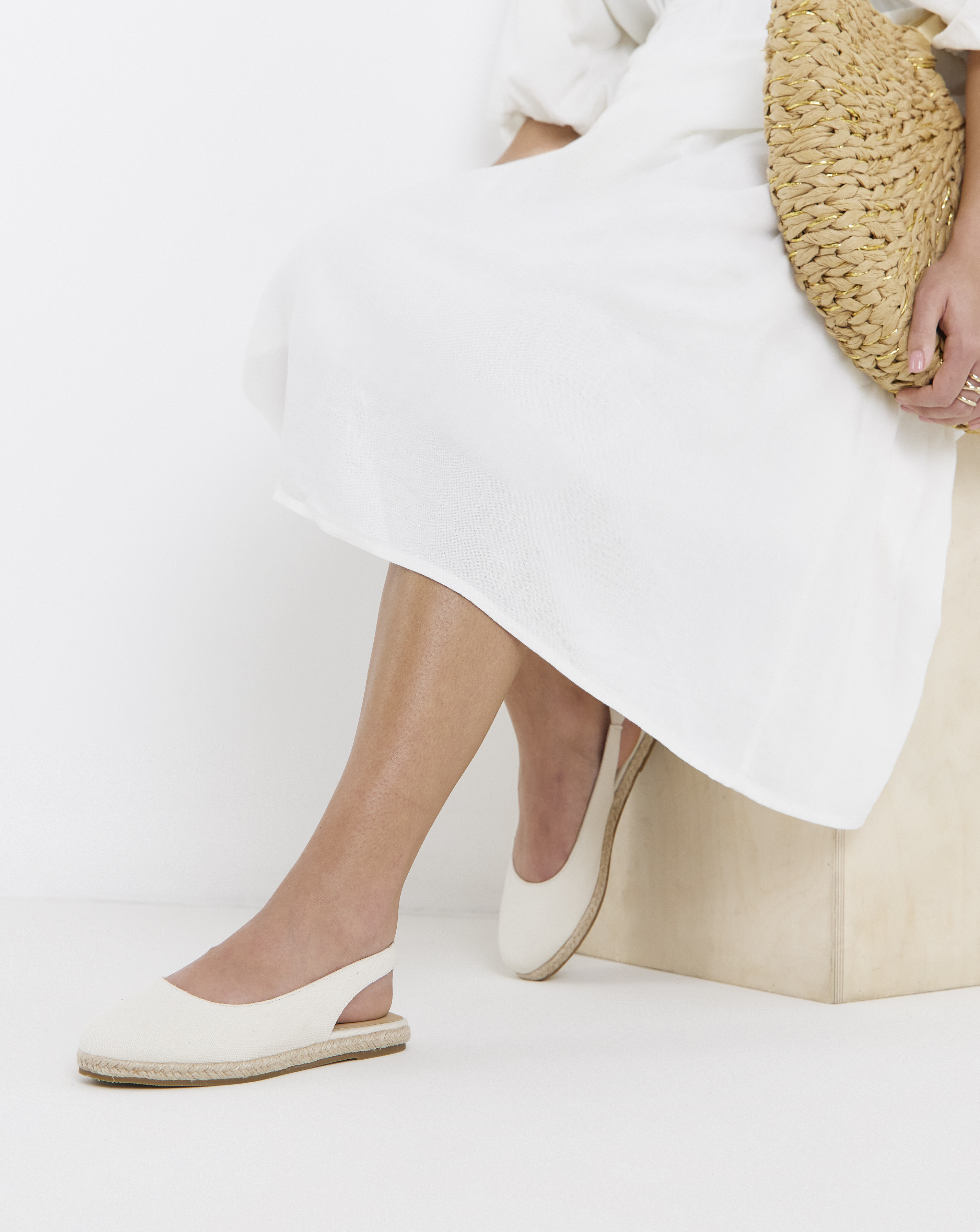 Espadrille Flats Wide Fit