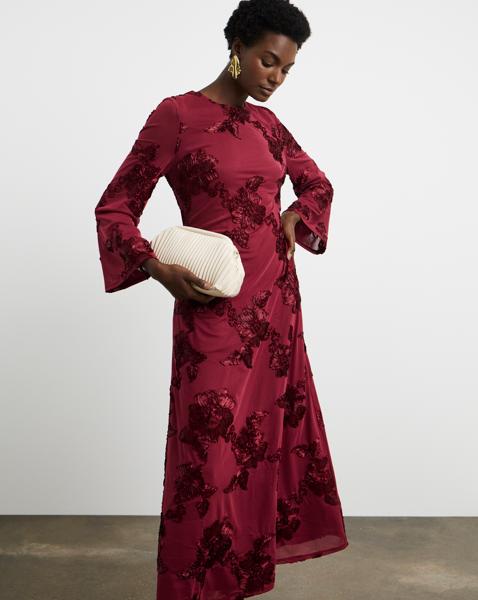 Joanna Hope Textured Floral Dress