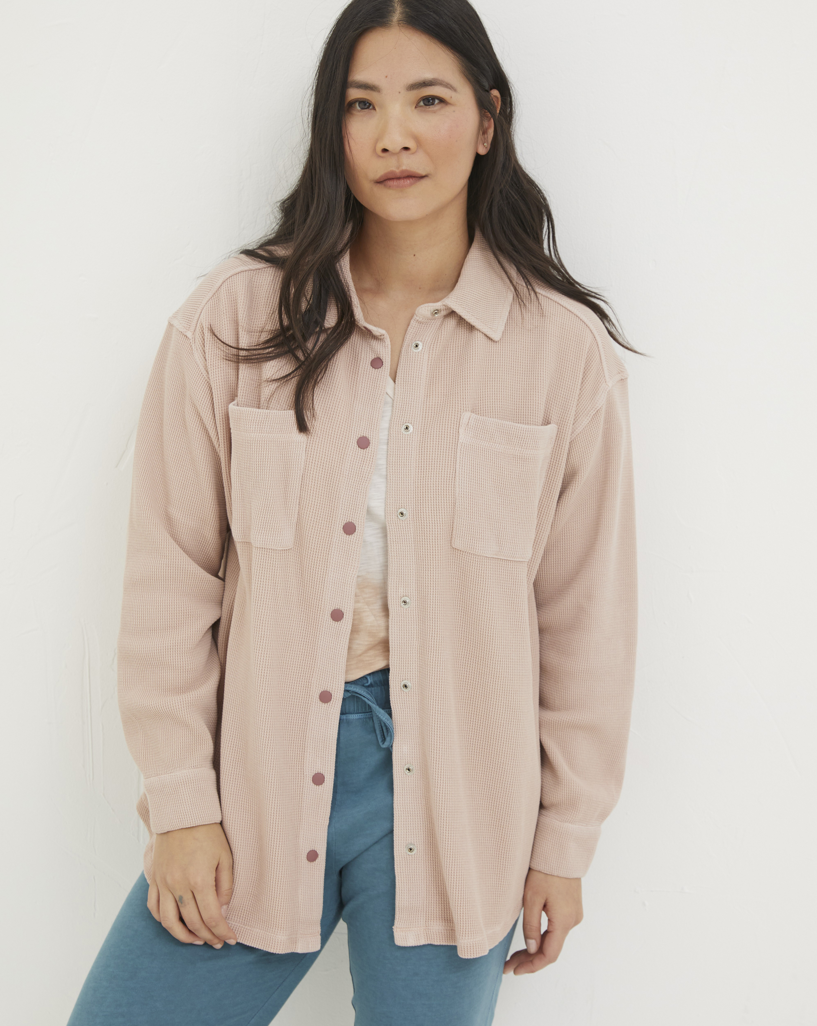 FatFace Cotton Liza Waffle Shirt