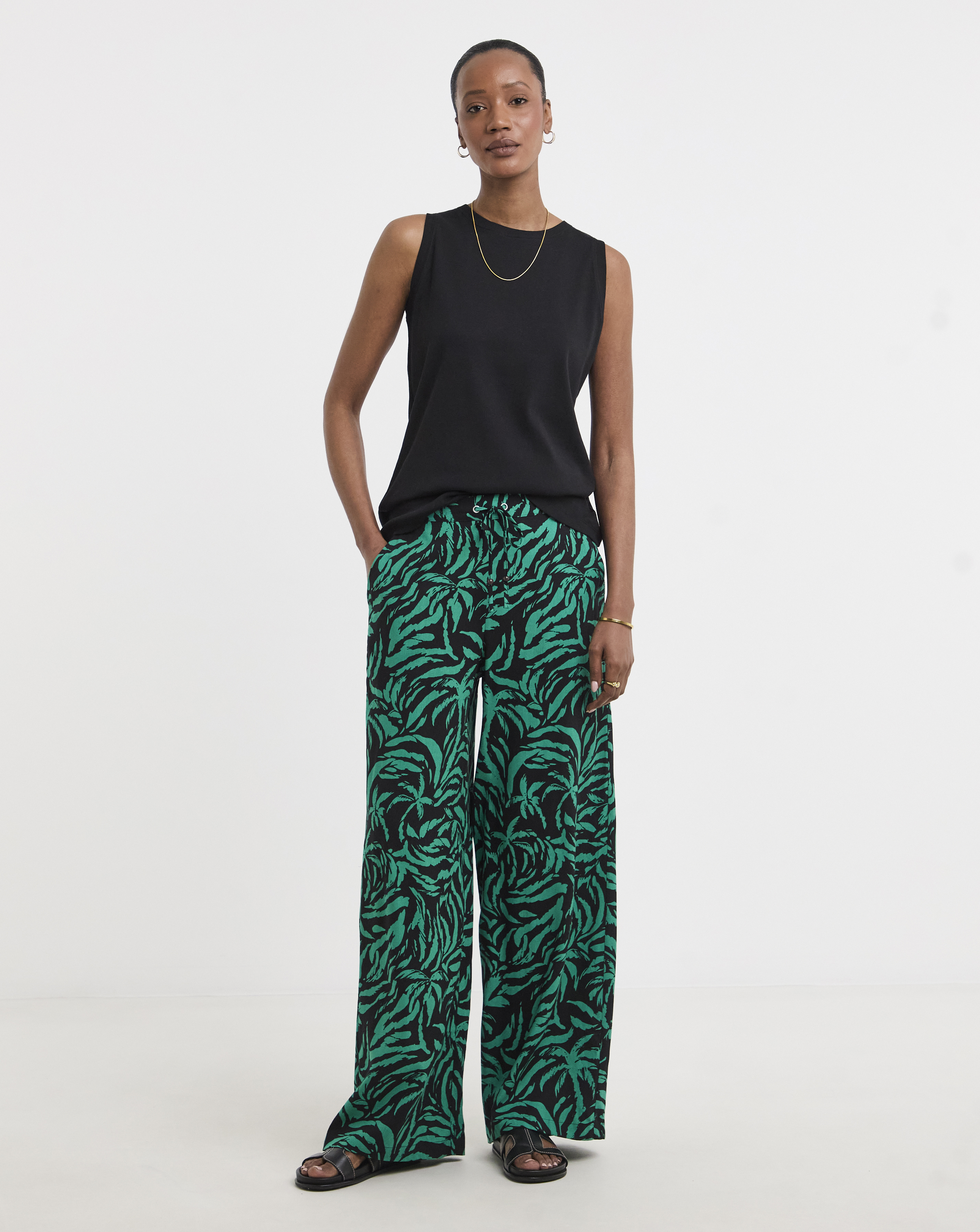 Wide Leg Trouser
