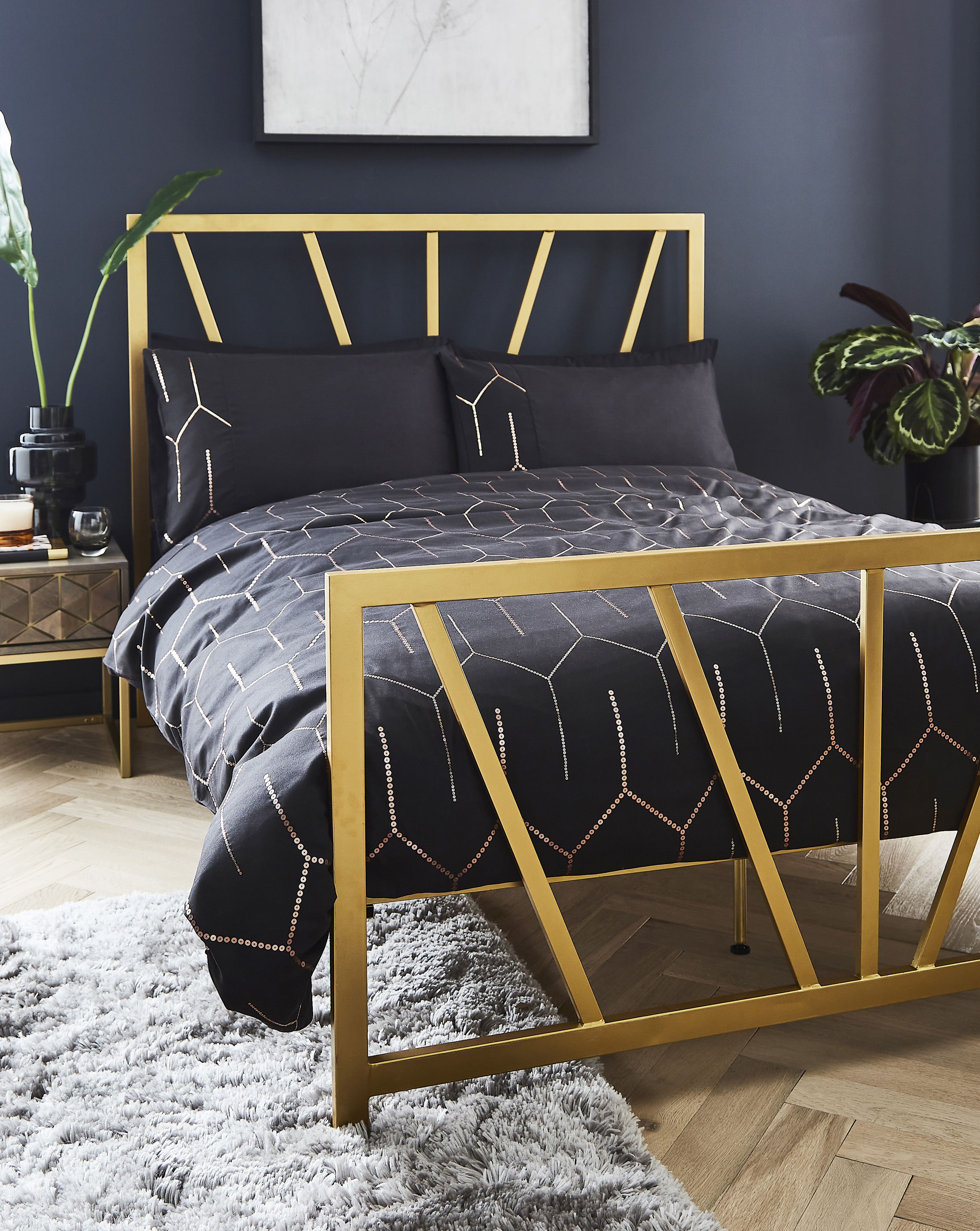 Joanna Hope Grace Metal Bed Frame