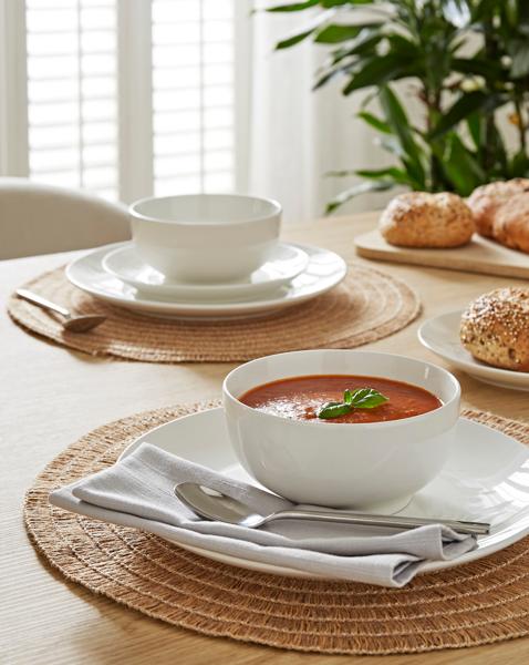 White Porcelain 12 Piece Dinner Set