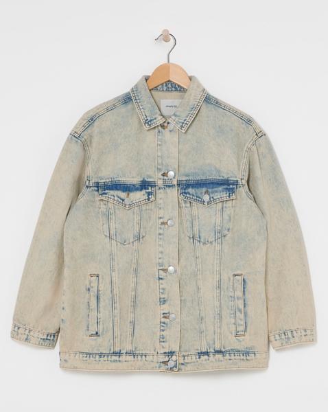Light Wash Boyfriend Denim Jacket