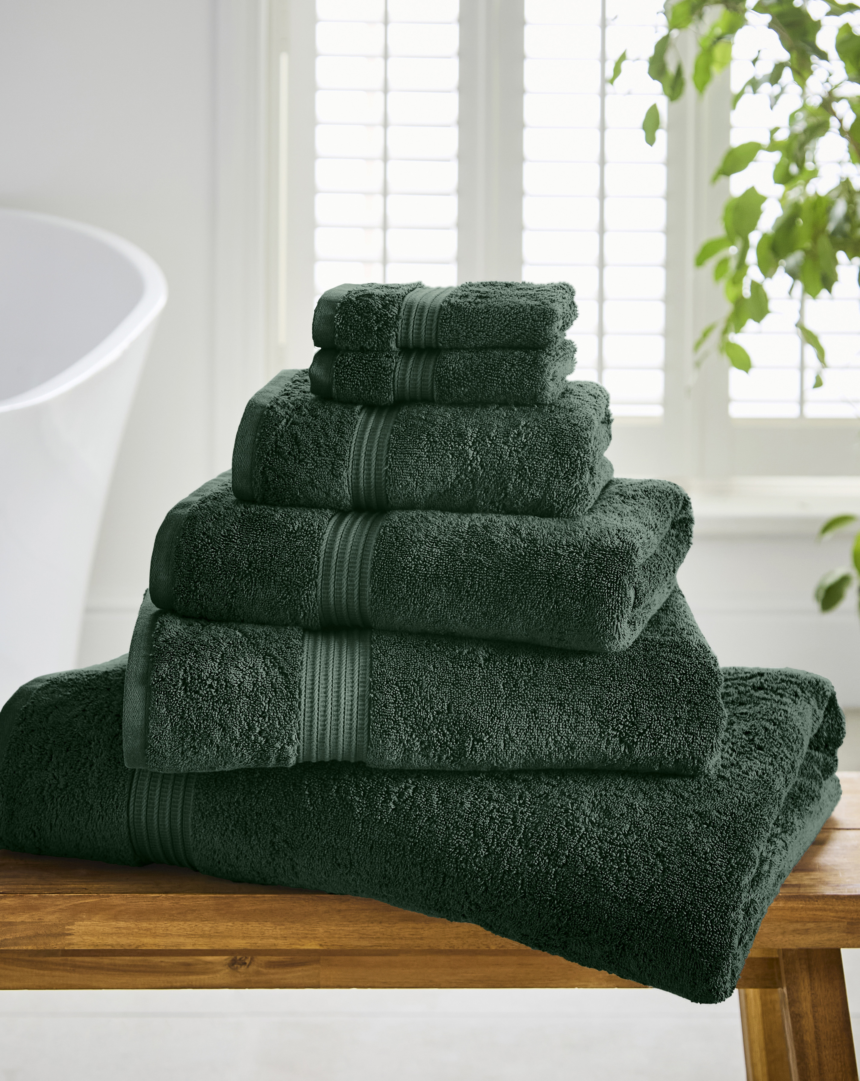 Egyptian Cotton 600GSM Towel - Green