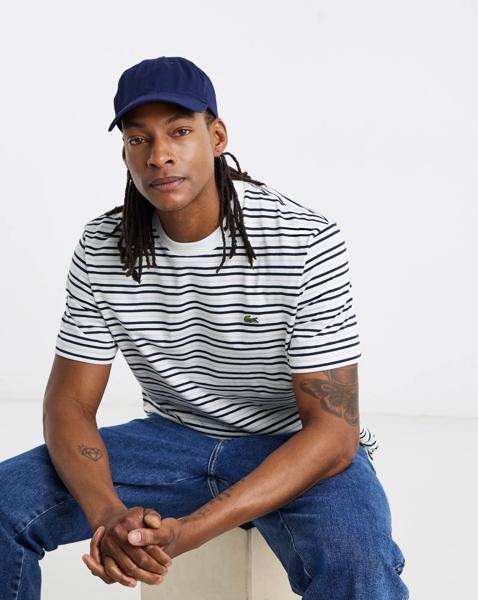 Lacoste Short Sleeve Stripe T-Shirt
