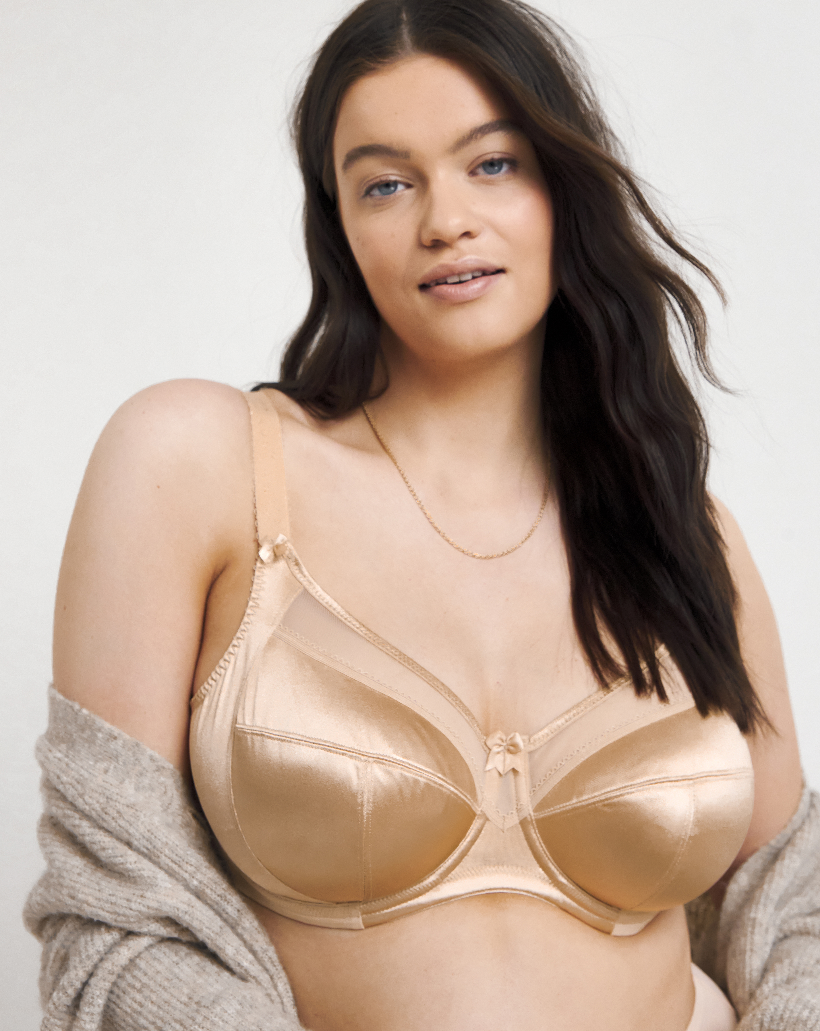 Goddess DD+ Keira Full Cup Wired Bra In Nude | UK Size 38DD Women's