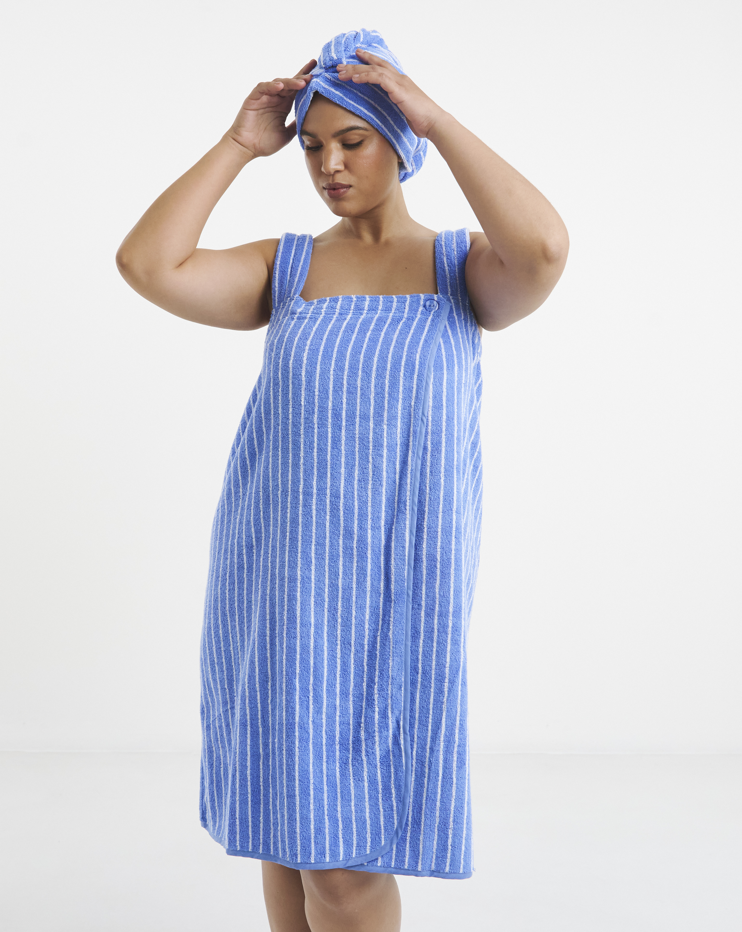 Pretty Secrets Towelling Wrap & Turban