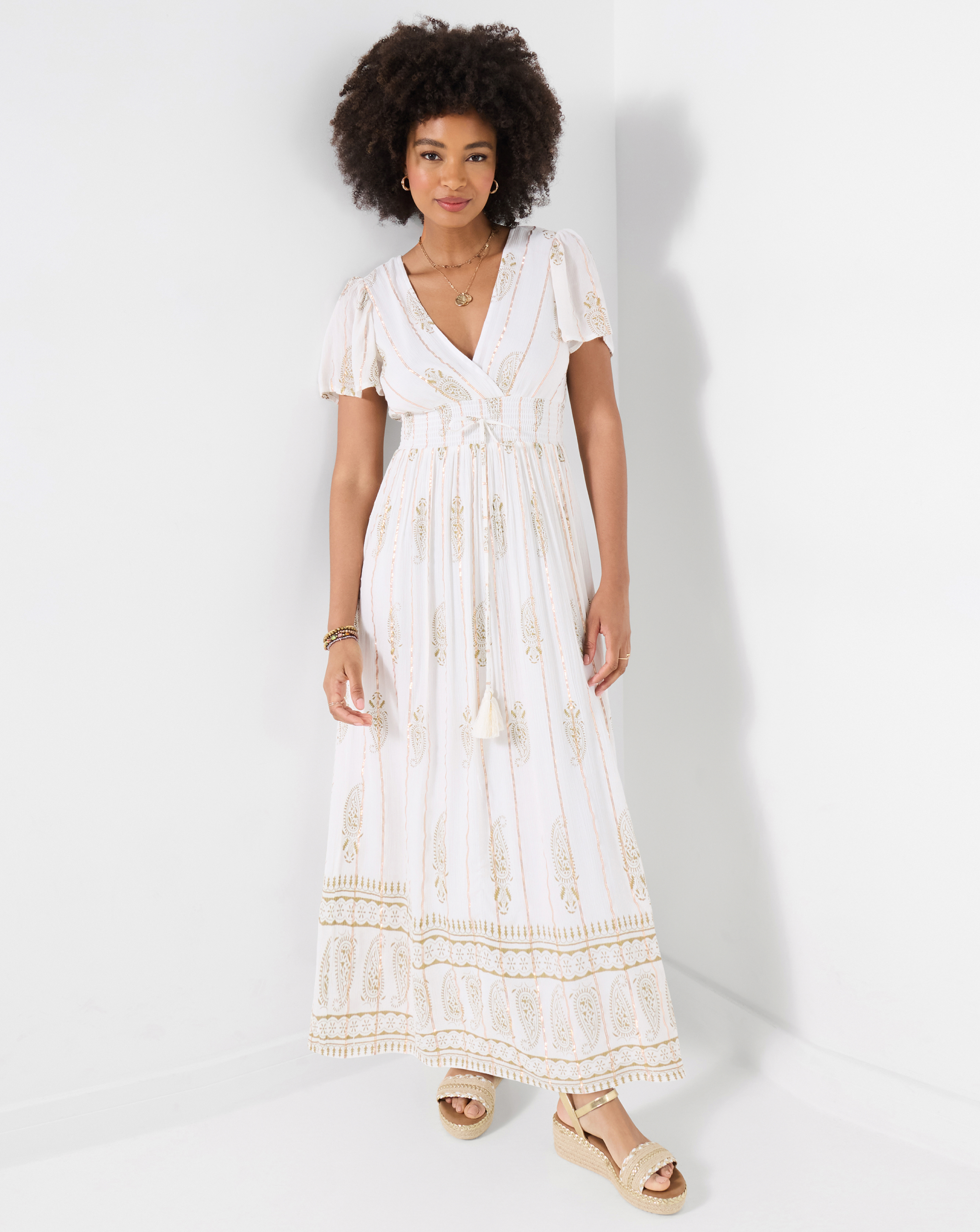Bella Printed Maxi Dress
