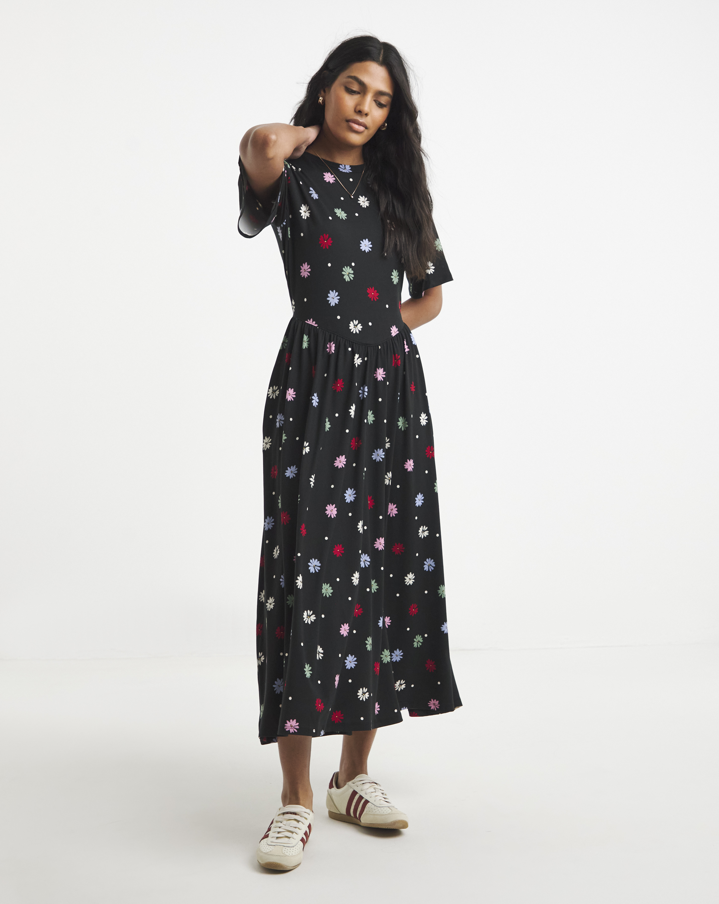 Jersey Midi Dress