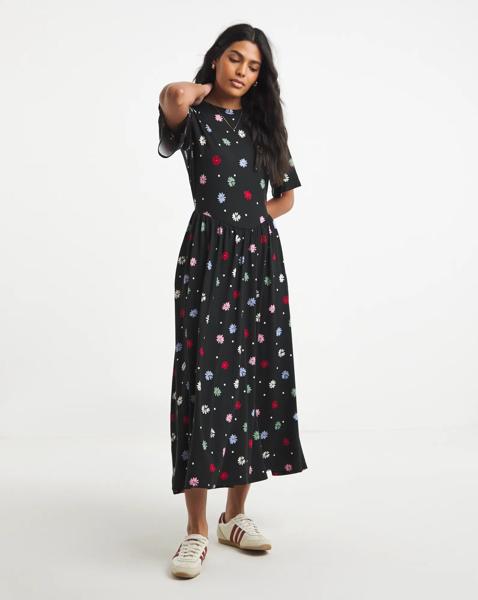 Jersey Midi Dress