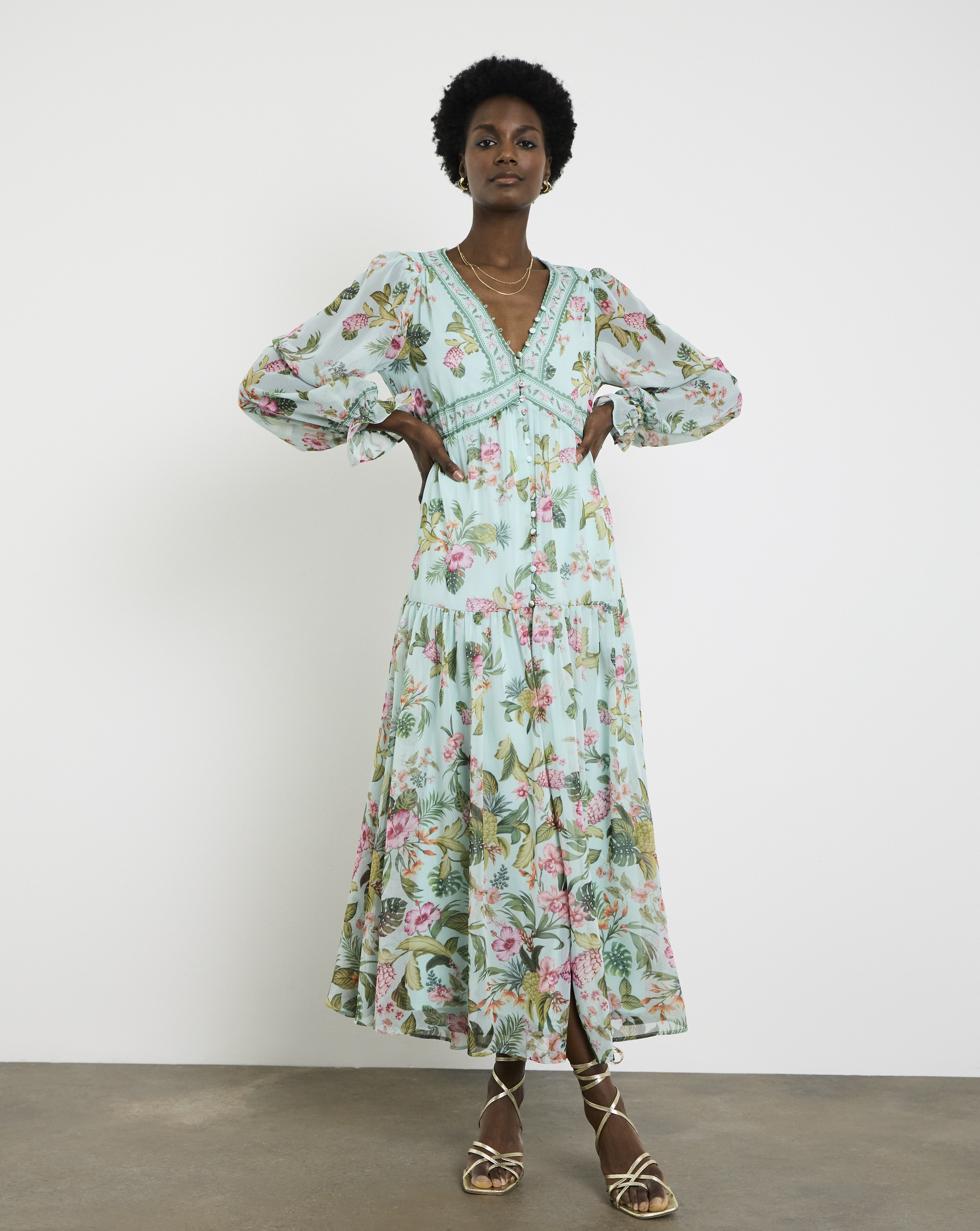 Joanna Hope Printed Button Through Dress