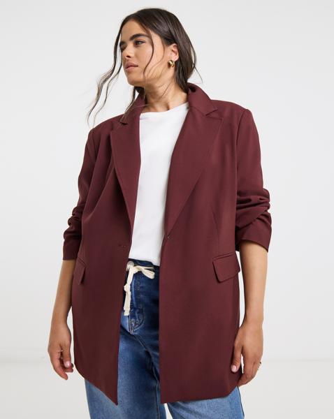 Oversized Single Breasted Blazer