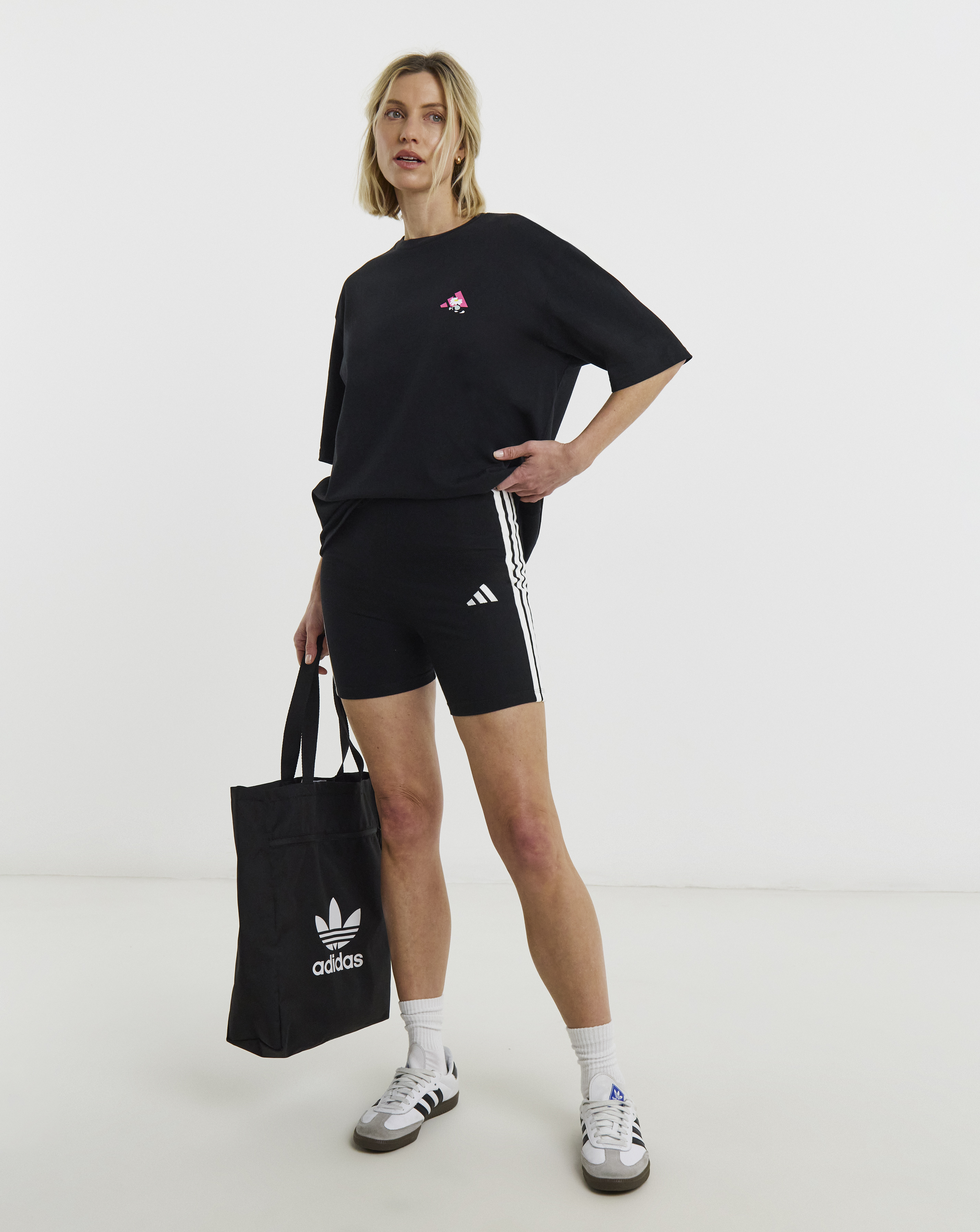 adidas 3 Stripes Biker Shorts