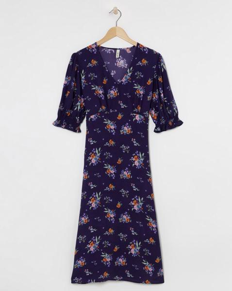 Anise Adeline V Neck Midi Dress
